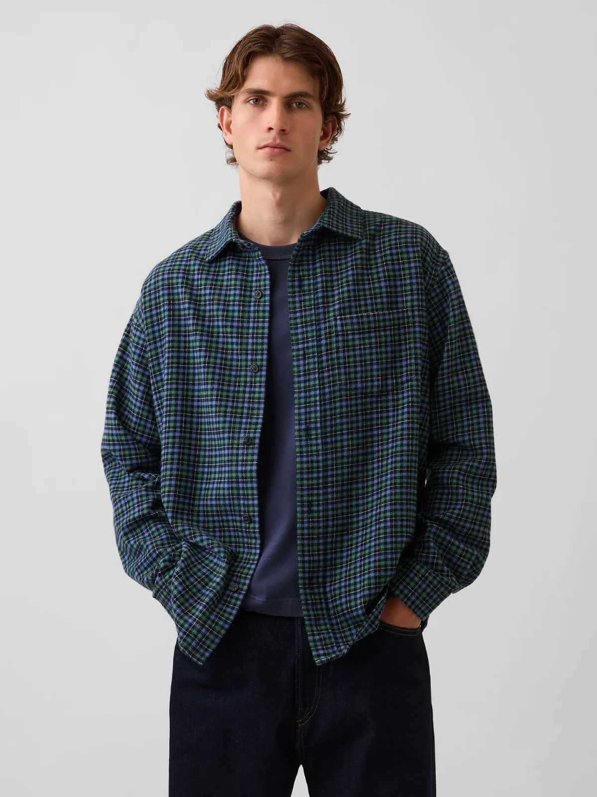 Relaxed Flannel Shirt by Gap