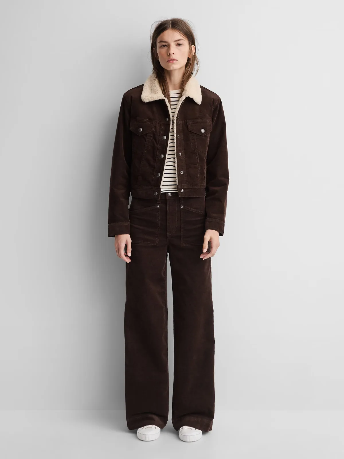 Gap x A.P.C. High Rise Corduroy Stride Pants by Gap