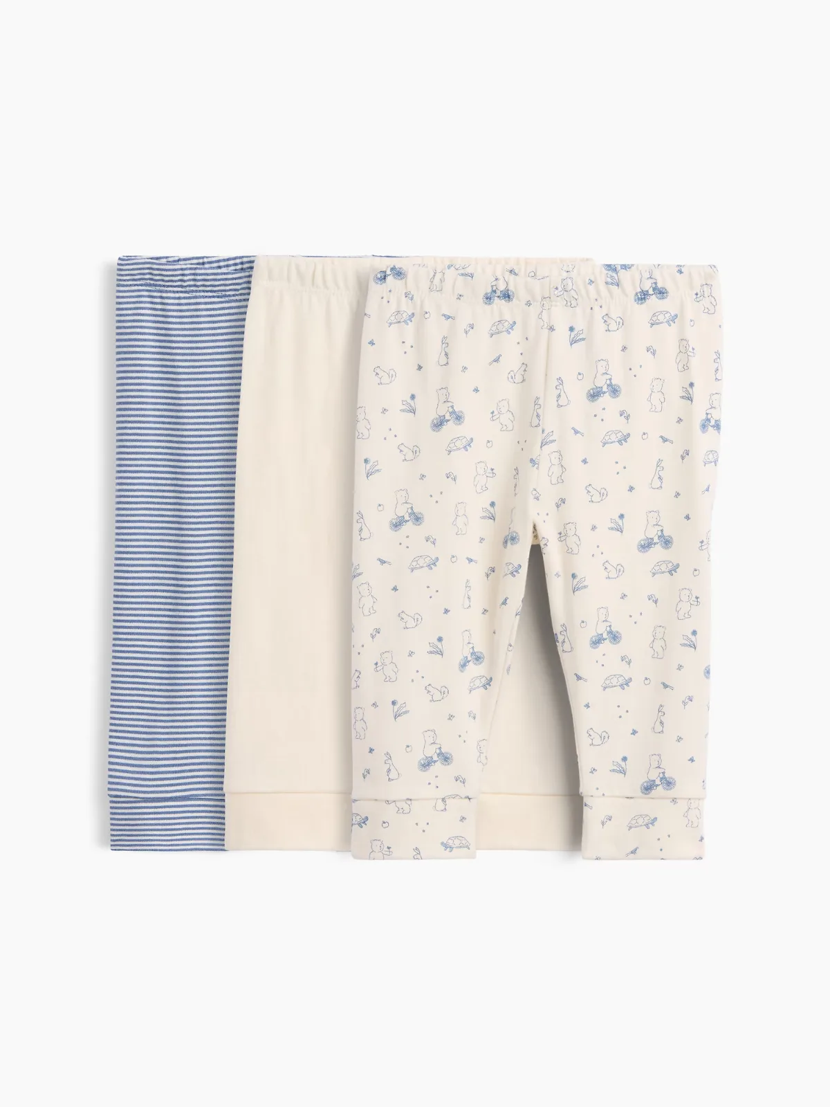 First Favorites Organic Cotton Pull-On Pants (3-Pack) by Gap