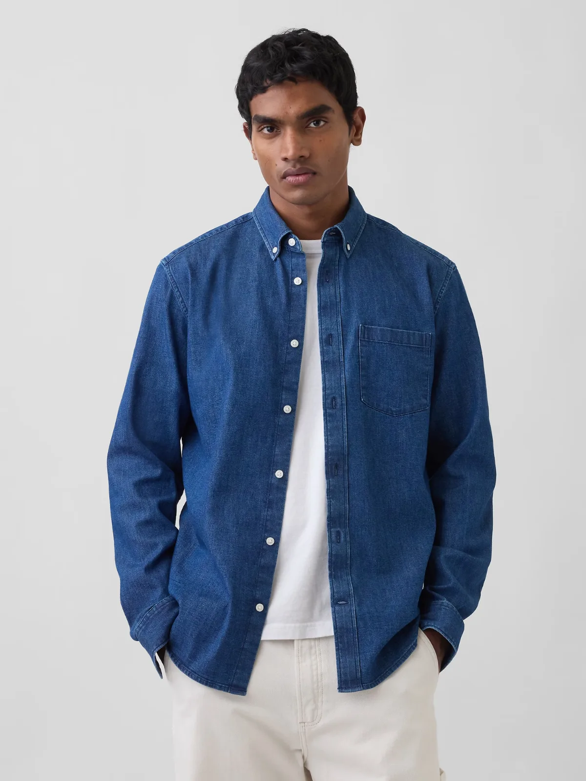 Denim Pocket Shirt by Gap
