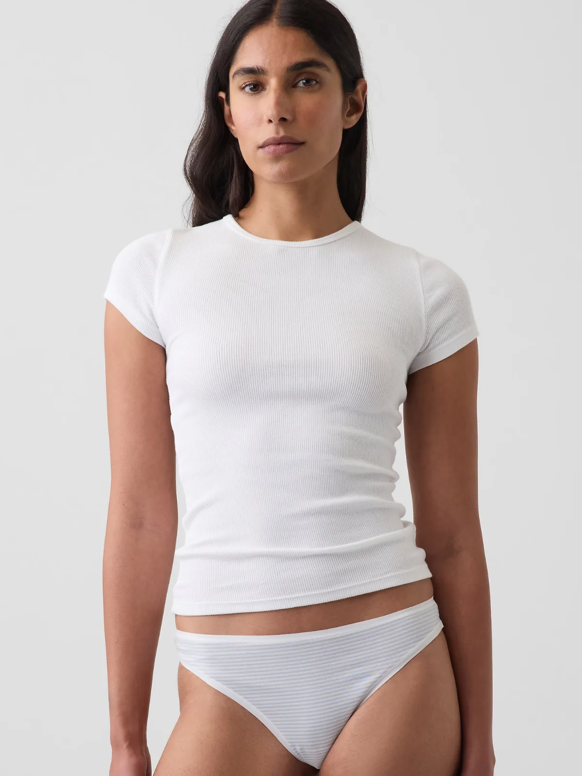 SoftMade Organic Stretch Cotton Thong by Gap