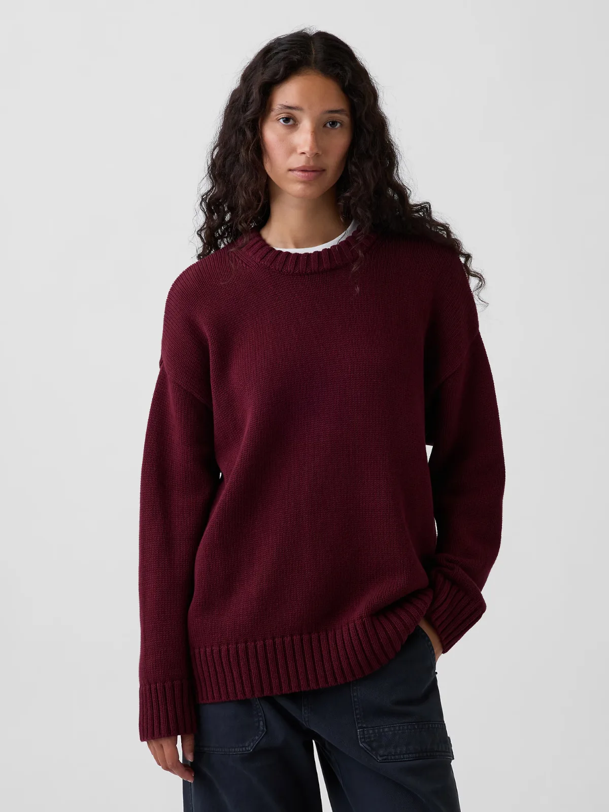 100% Cotton Oversized Sweater by Gap