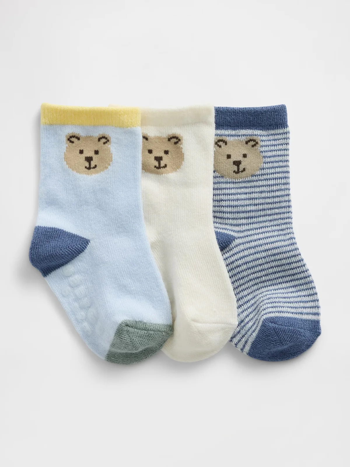 Brannan Bear Crew Socks (3-Pack) by Gap