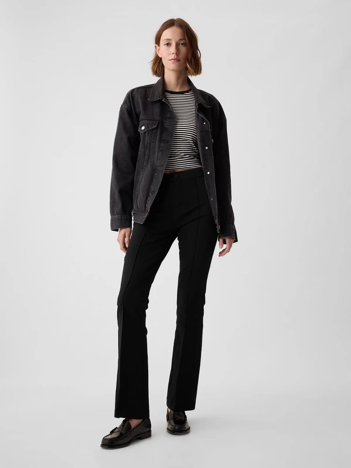 High Rise BiStretch Flare Pants by Gap