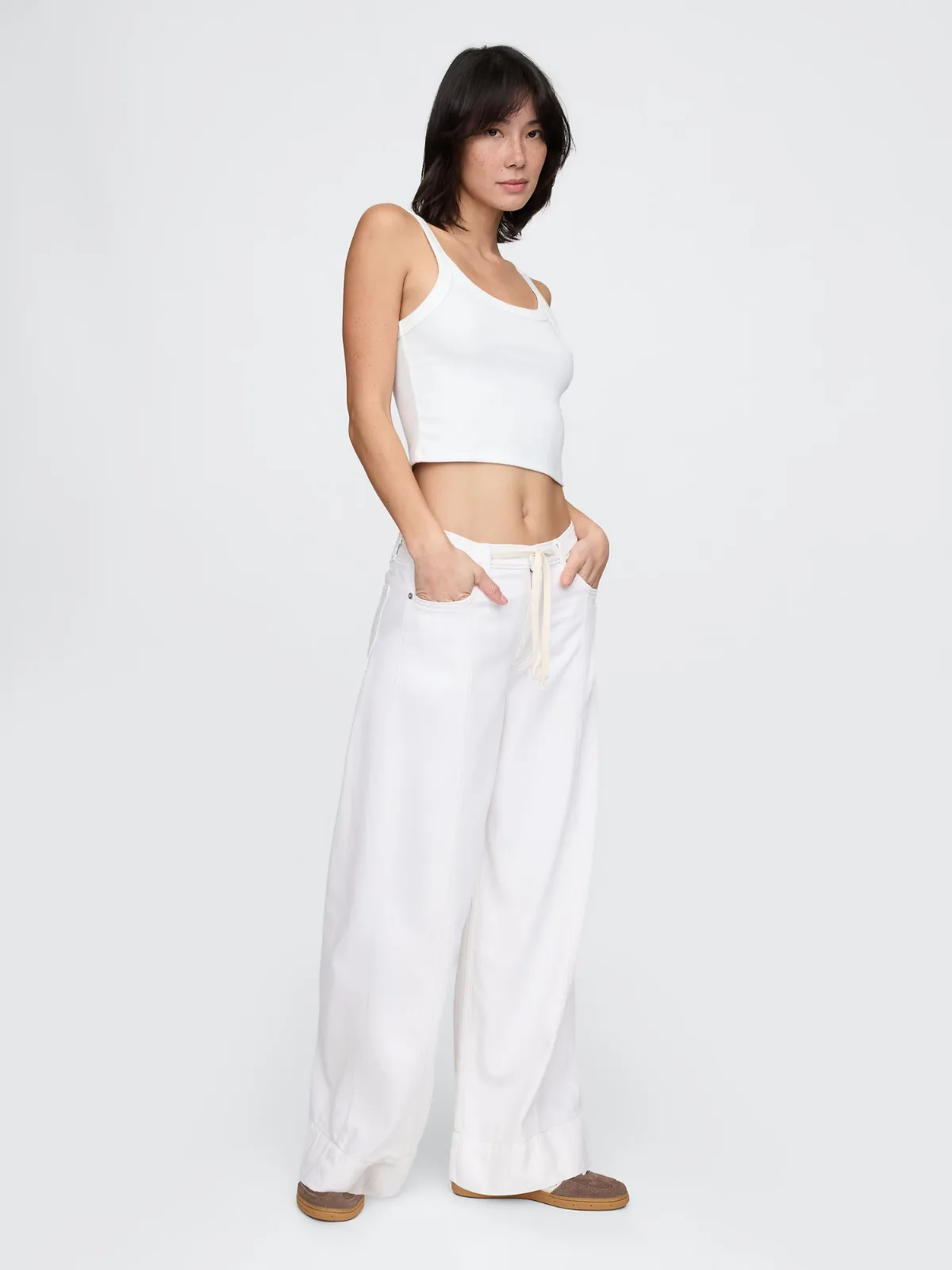 Mid Rise UltraSoft Baggy Jeans by Gap
