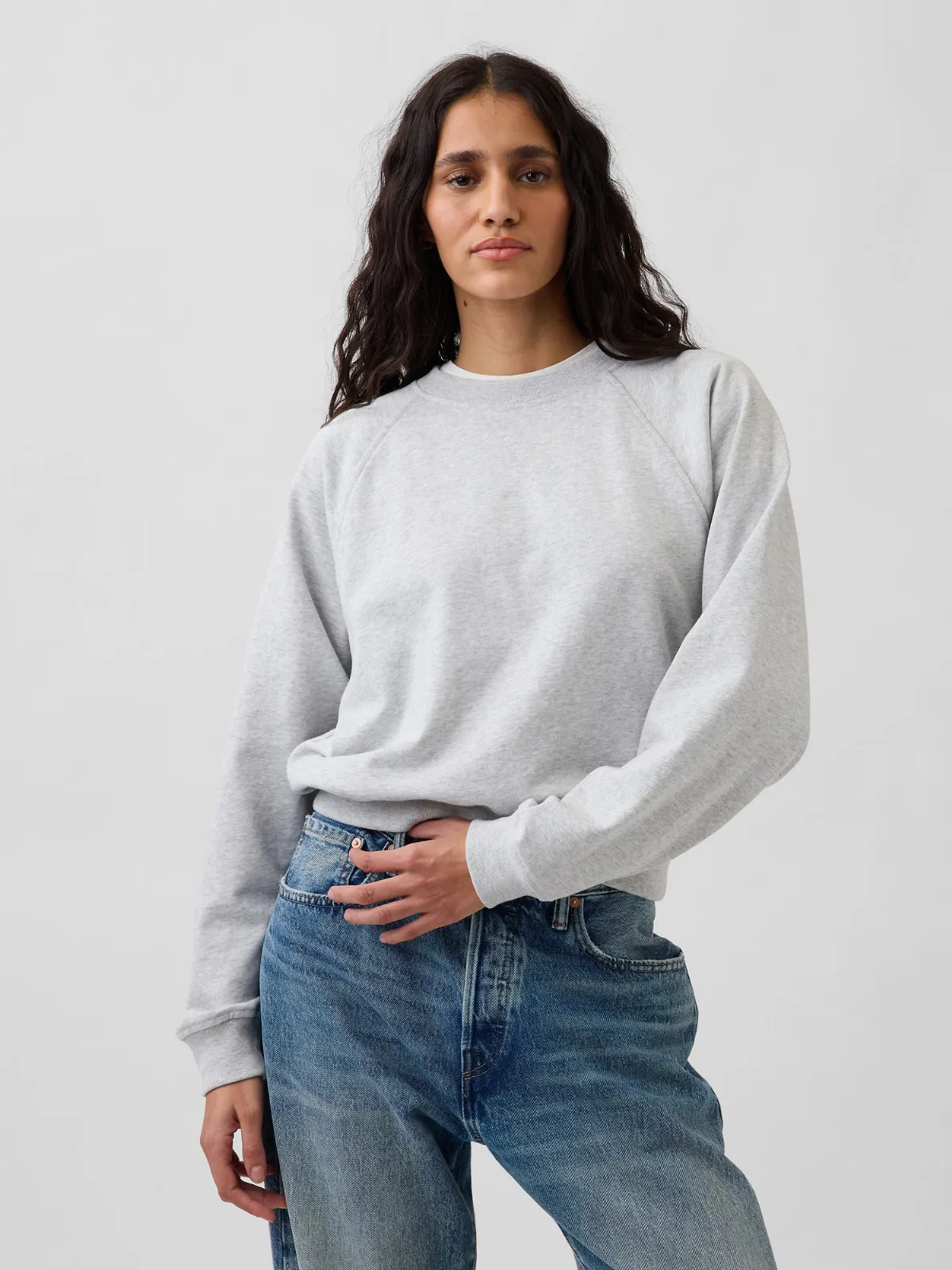 VintageSoft Terry Raglan Sweatshirt