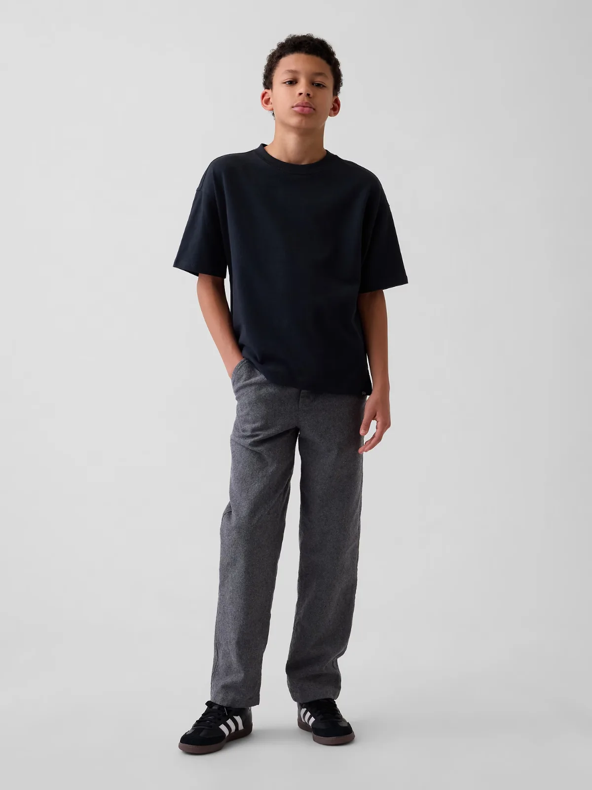 Linen-Cotton Relaxed Easy Pants by Gap