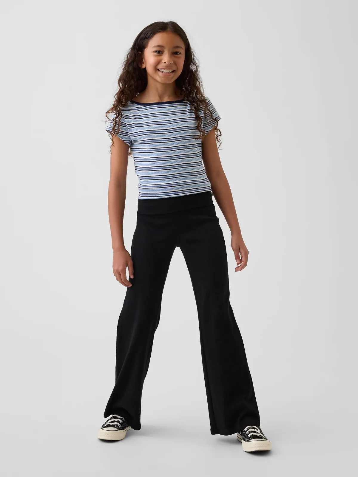 Foldover Flare Leggings by Gap