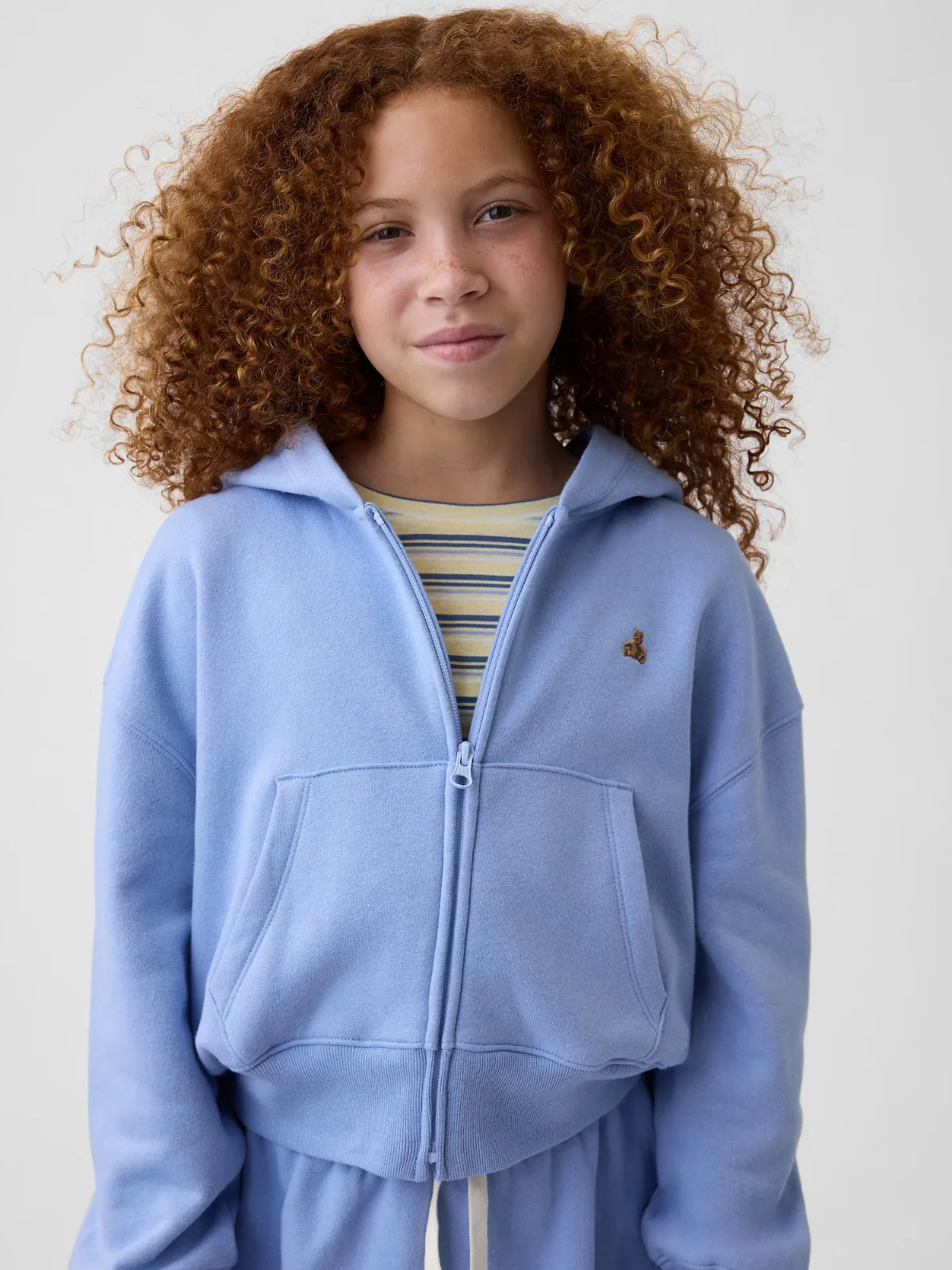 VintageSoft Oversized Logo Zip Hoodie by Gap