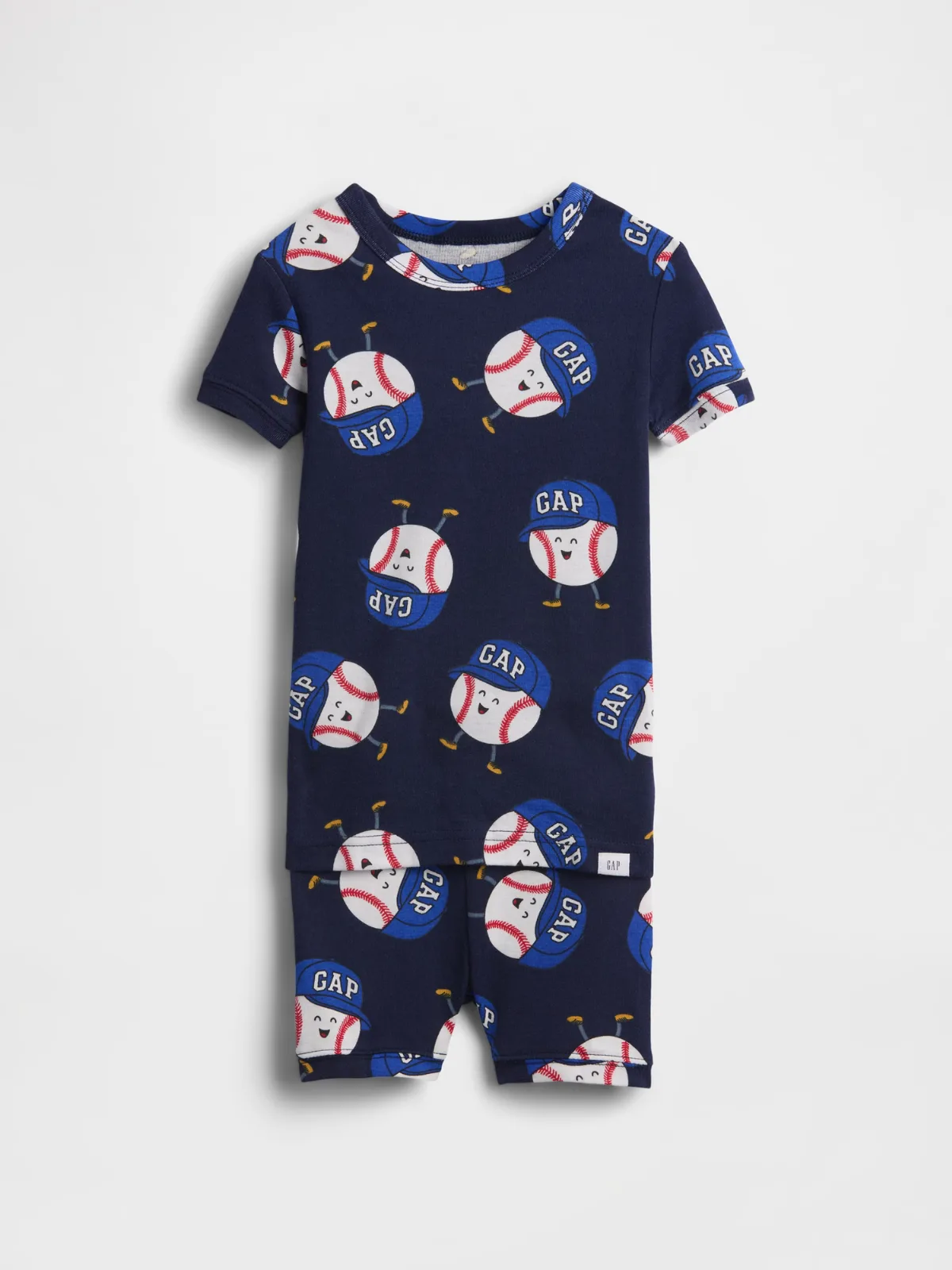 Organic Brushed Cotton Baseball PJ Short Set by Gap