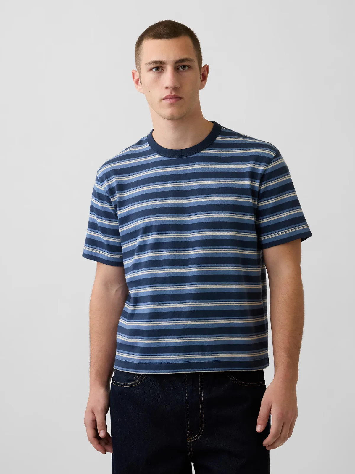Heavyweight Crop T-Shirt by Gap