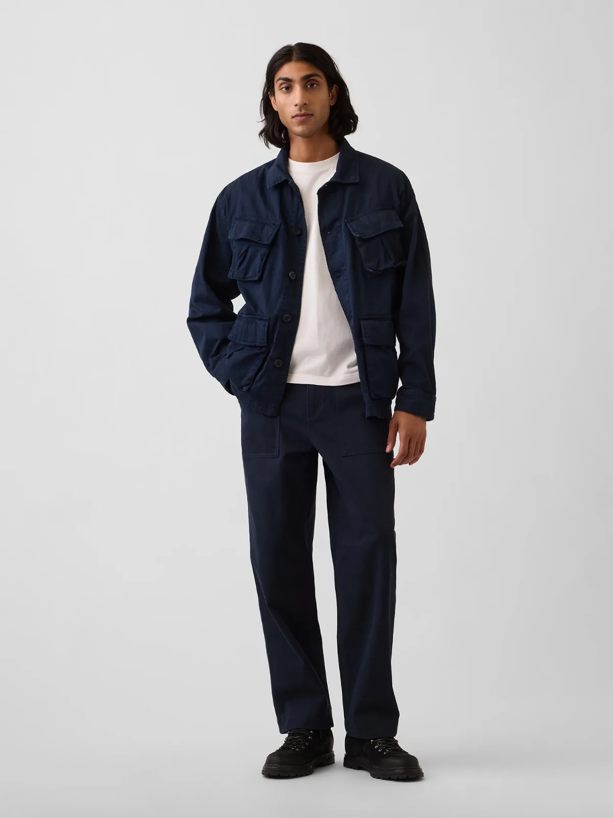 Herringbone 90s Loose Pants