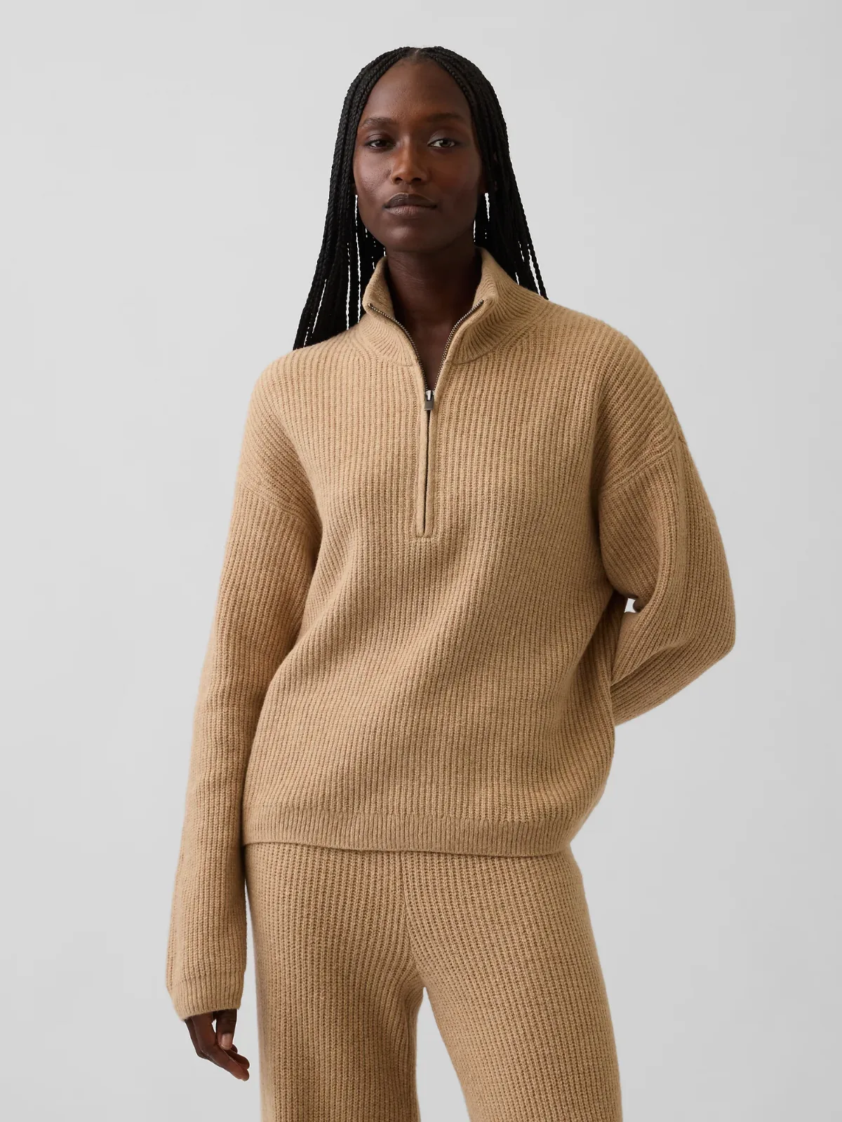 CashSoft Oversized Half-Zip Pullover by Gap
