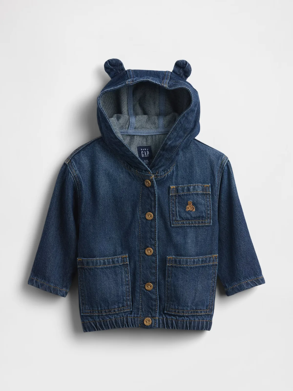 UltraSoft Denim Hooded Jacket by Gap