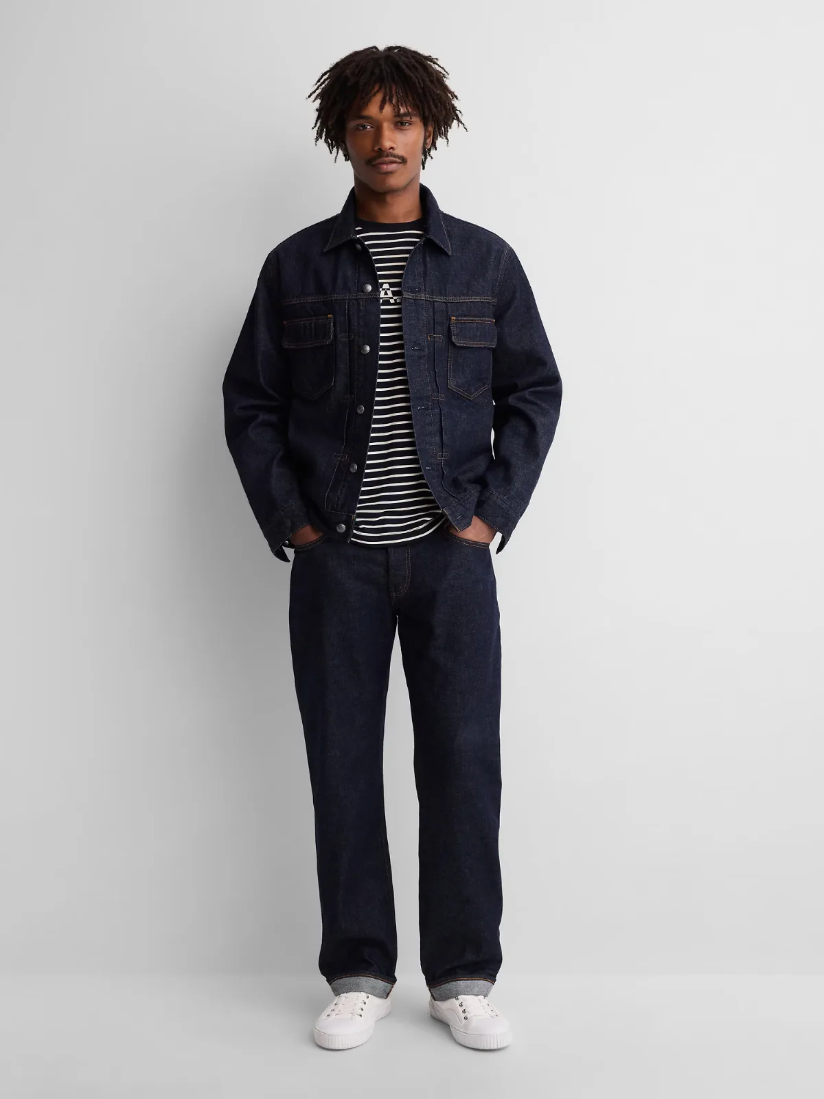 Gap x A.P.C. Japanese Denim Relaxed Straight Jeans