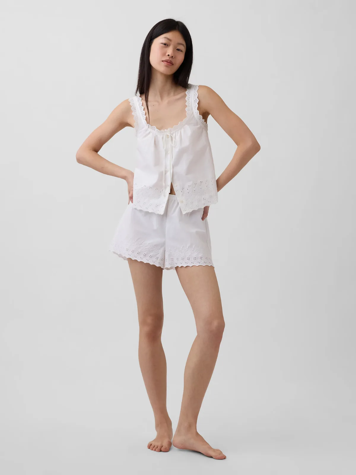 Embroidered PJ Shorts by Gap