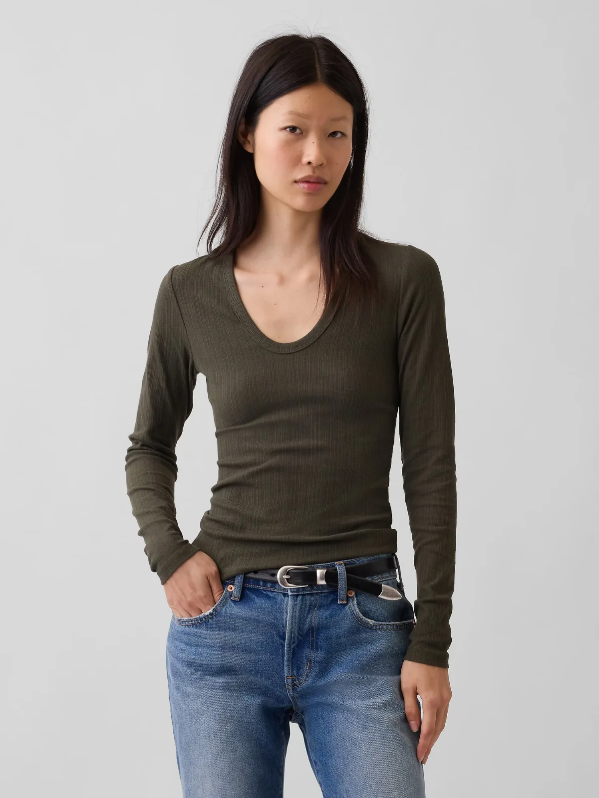 Variegated Rib Top by Gap