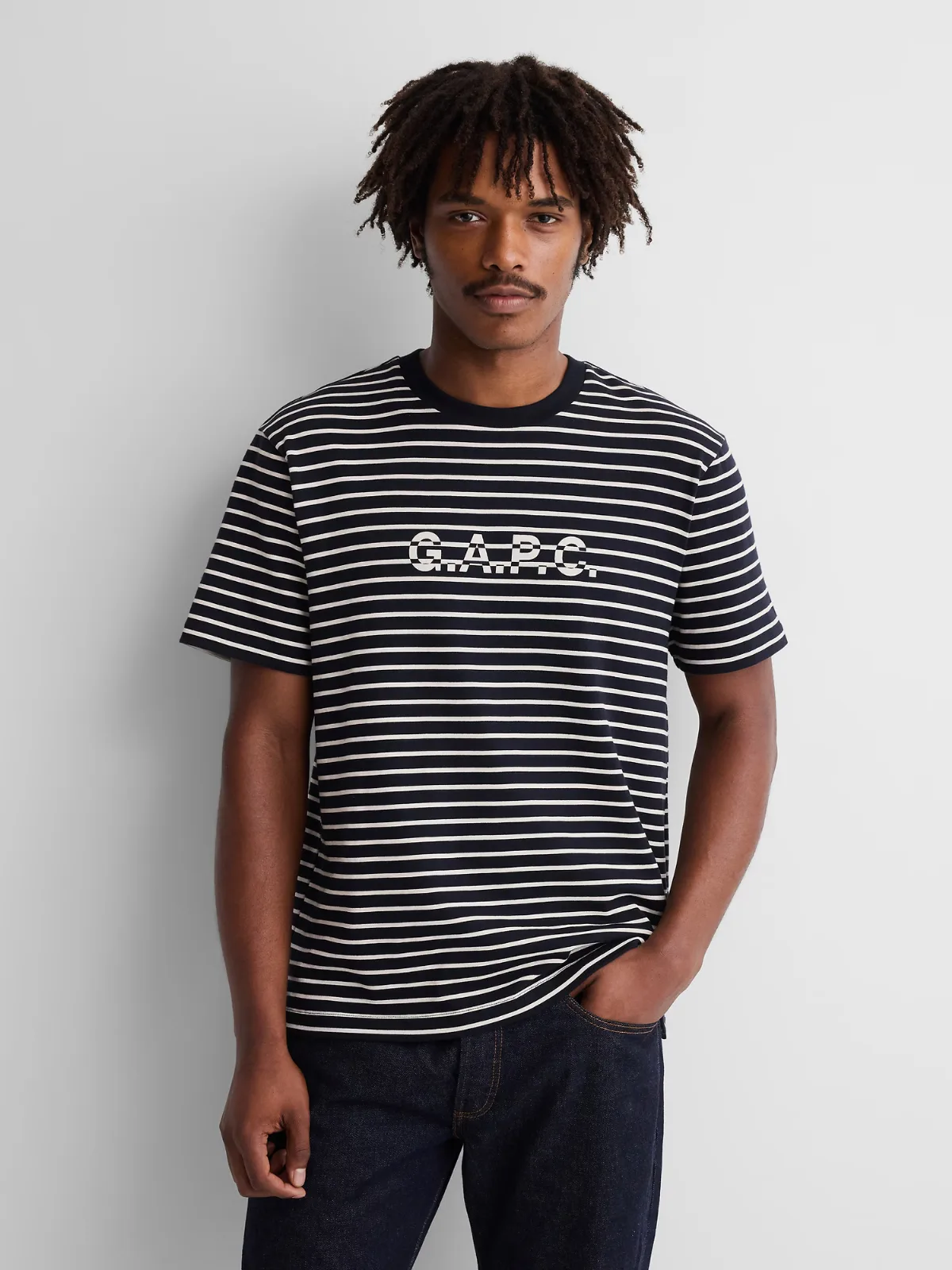 Gap x A.P.C. Logo Stripe T-Shirt by Gap