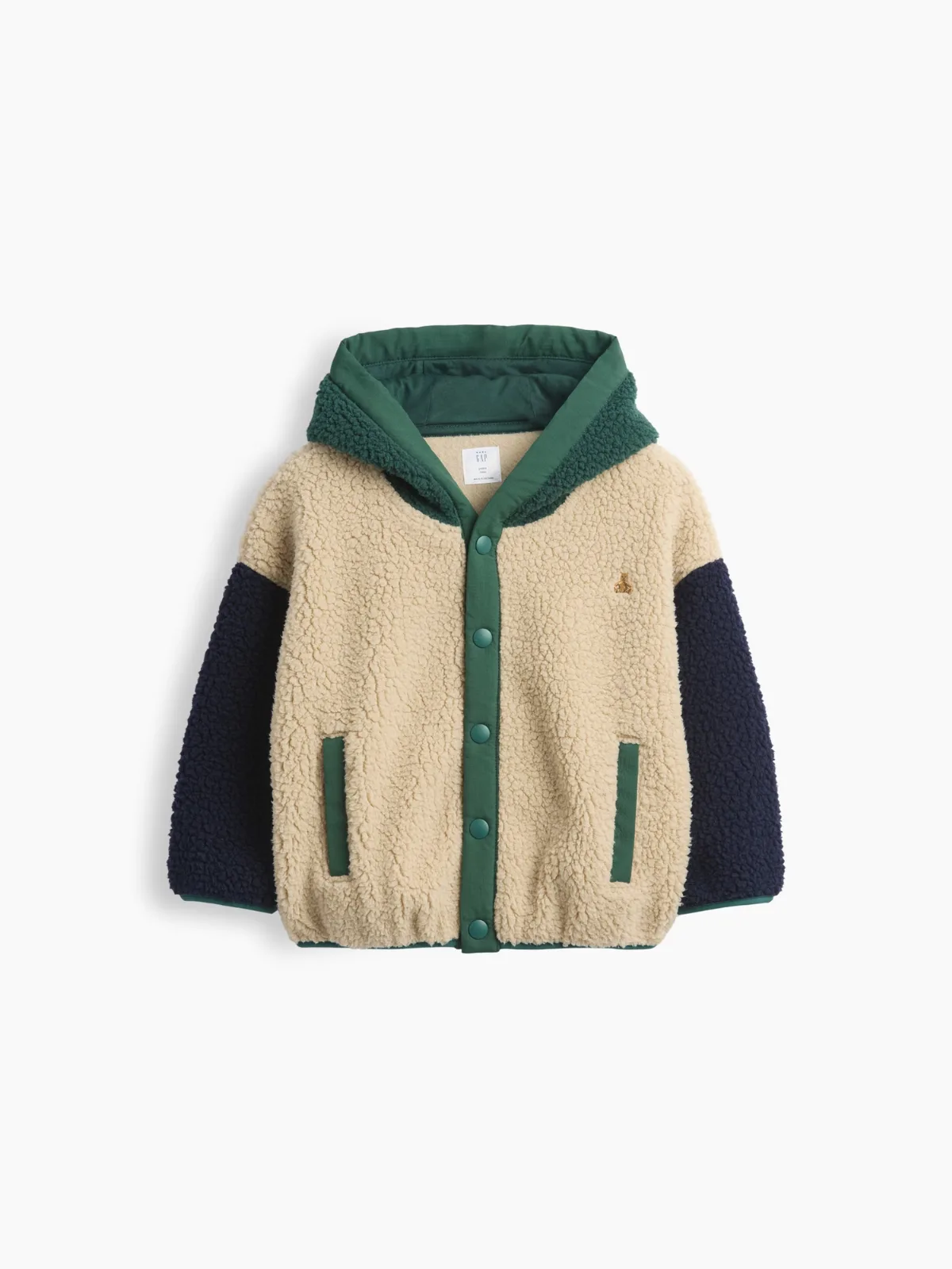 Hooded Sherpa Jacket by Gap