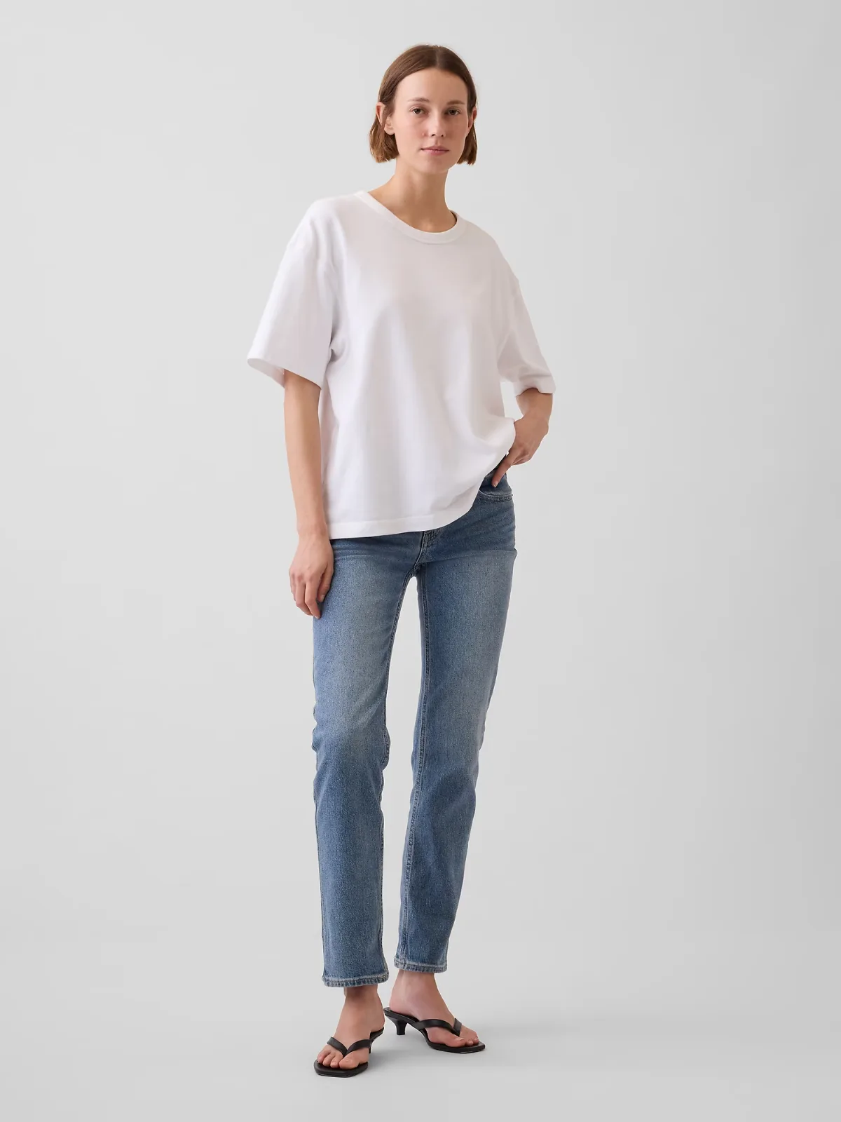 Low Rise 90s Slim Straight Jeans by Gap