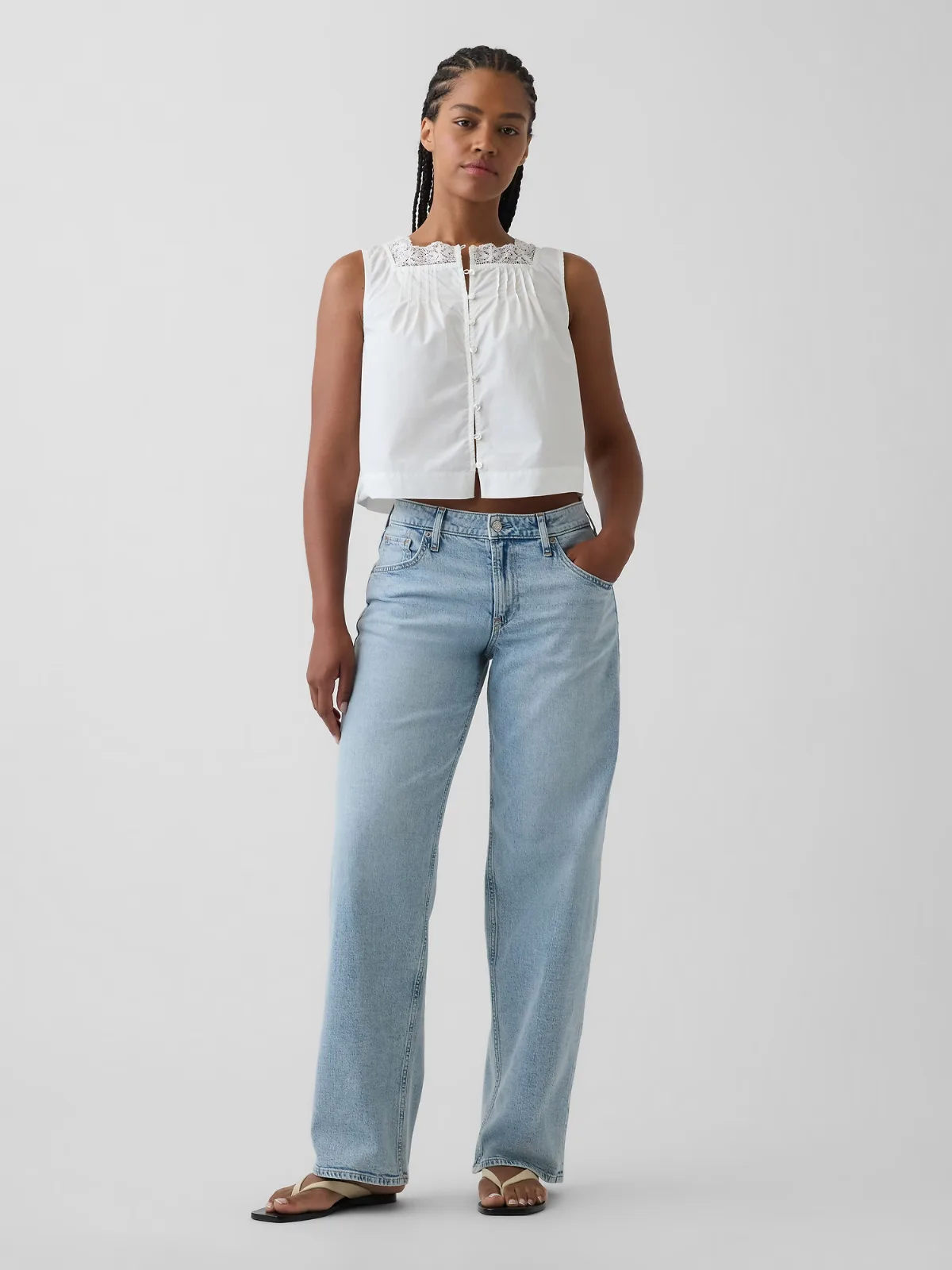 Curvy Low Rise 90s Loose Jeans