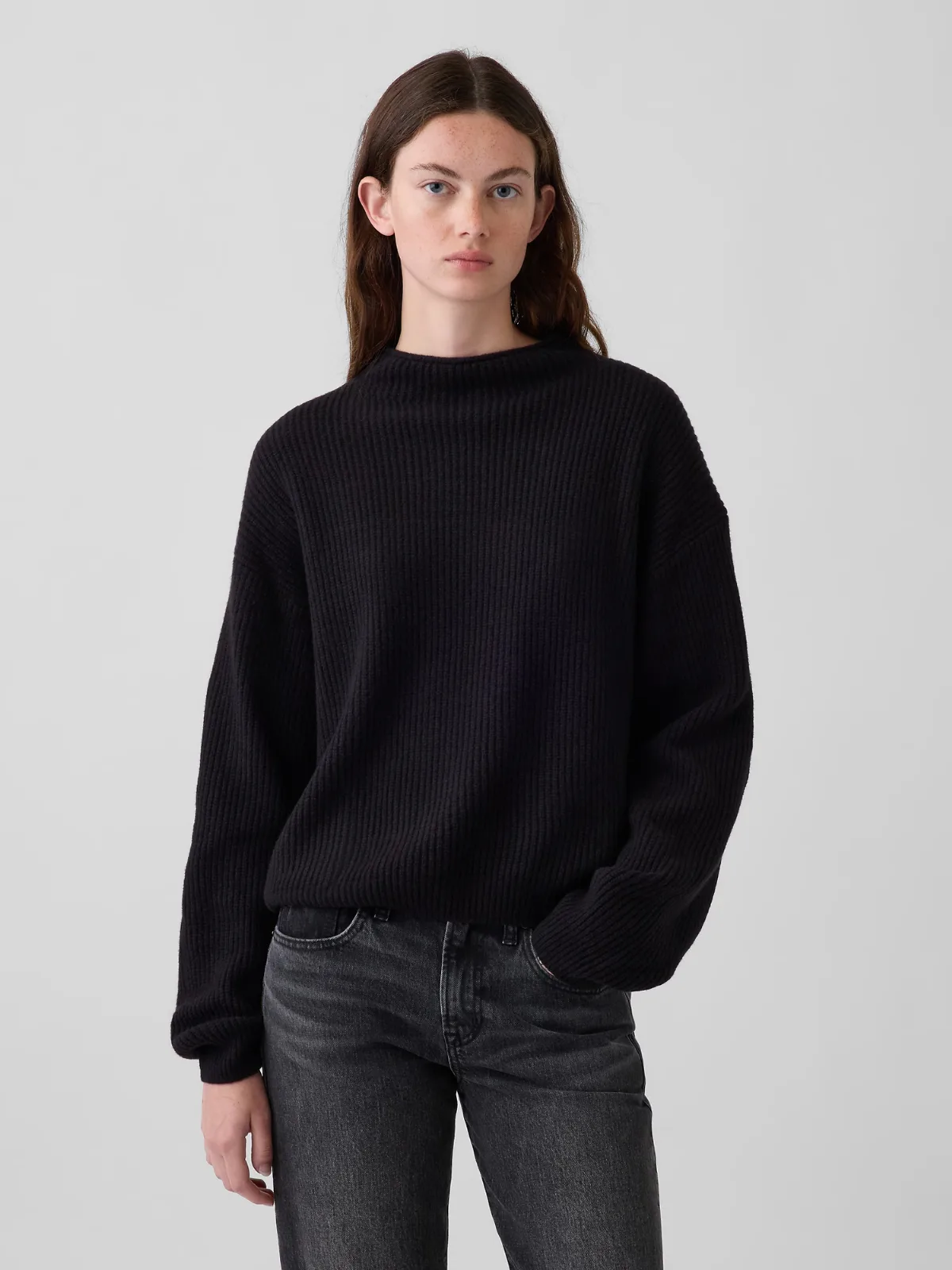 CashSoft Oversized Rollneck Sweater by Gap