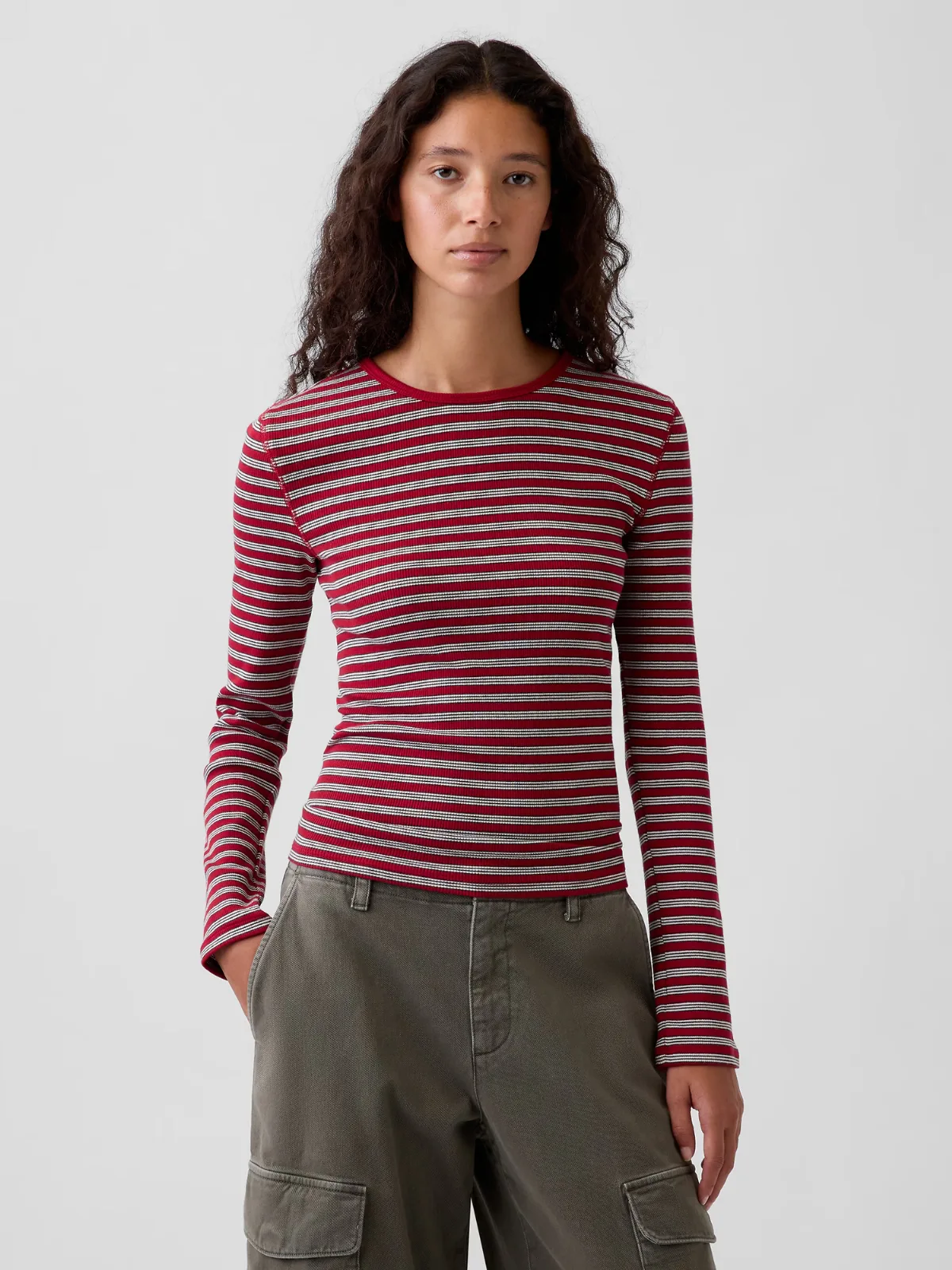 Modern Rib T-Shirt by Gap