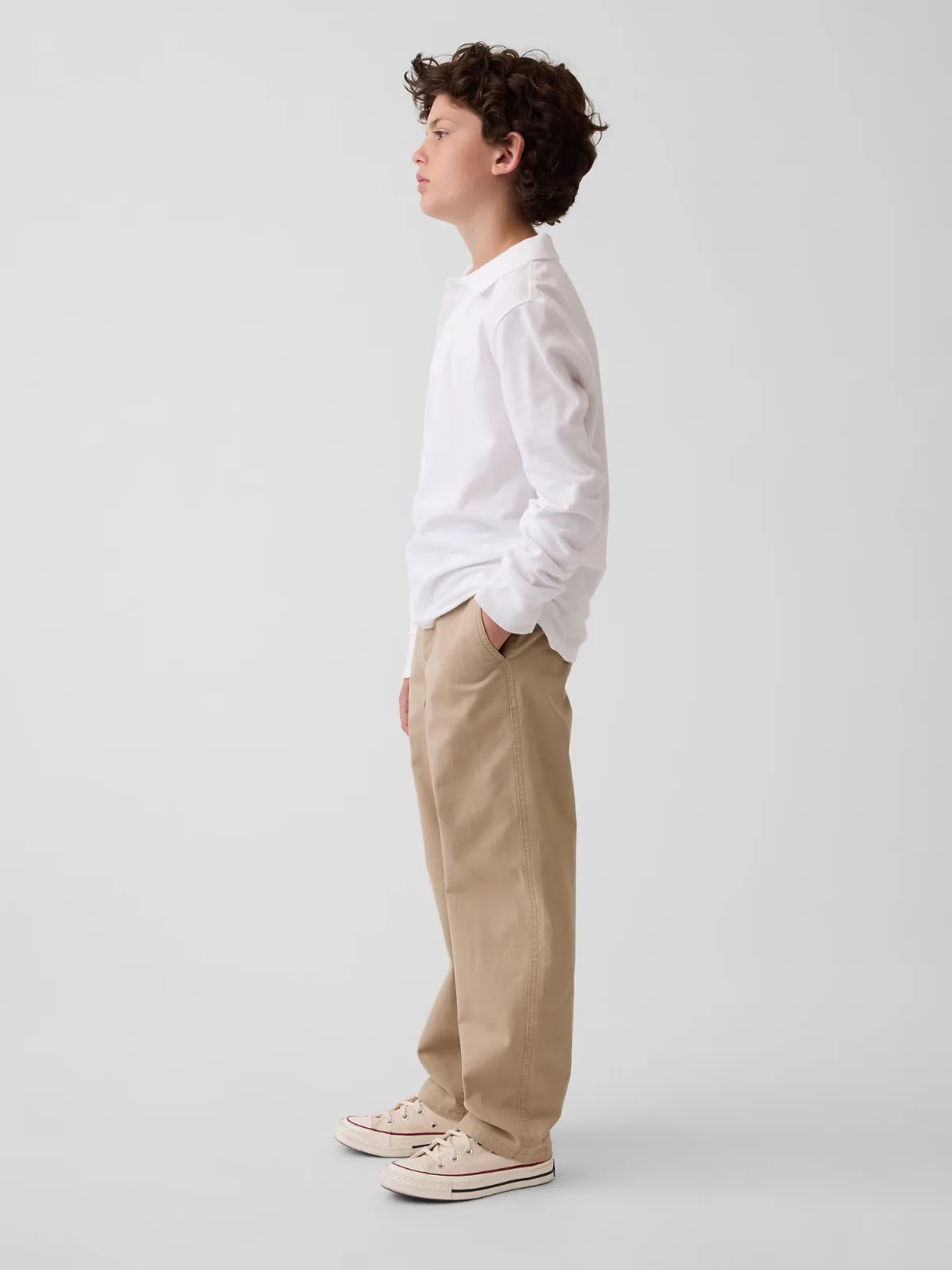 Uniform Stretch Loose Khakis by Gap