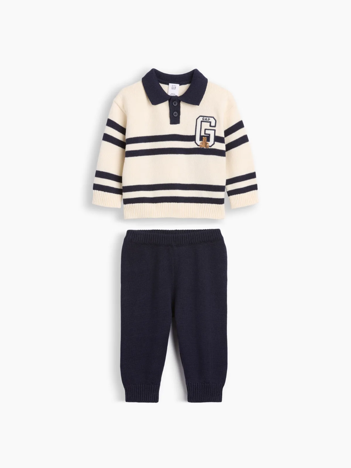Polo Shirt Sweater Outfit Set by Gap