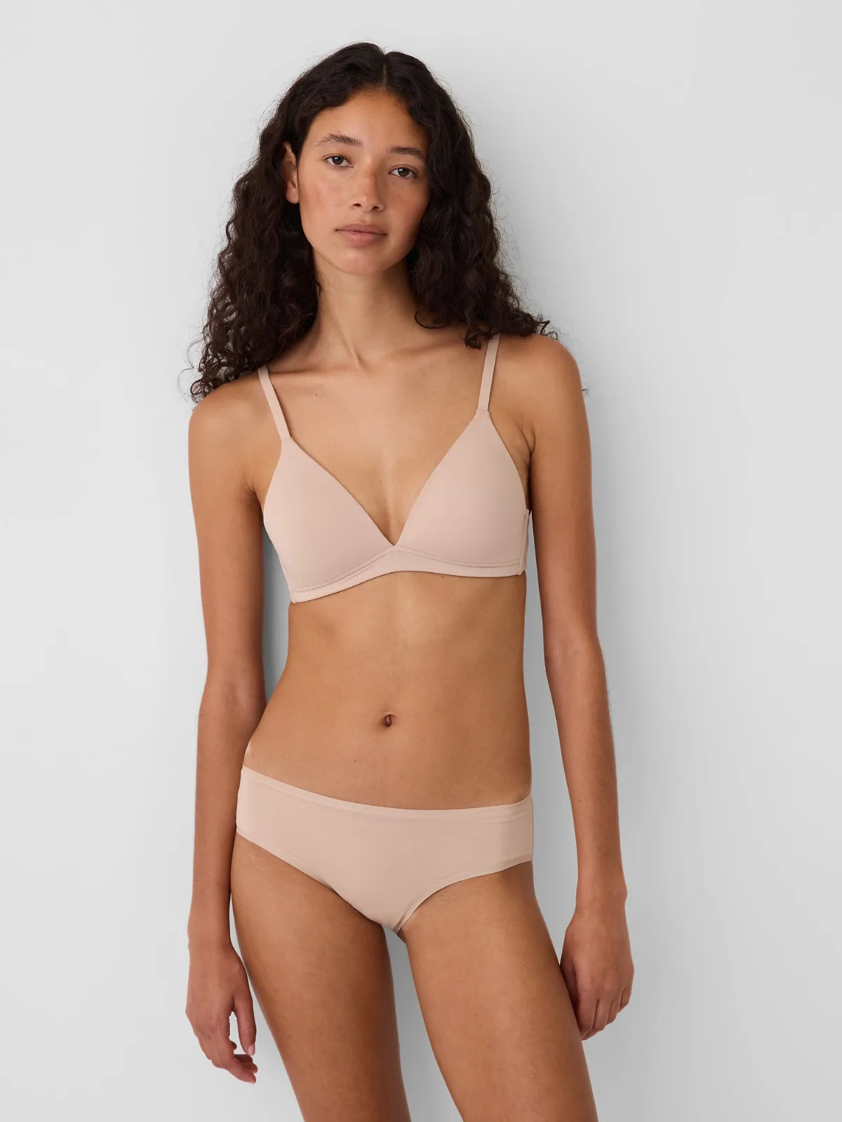 SoftMade Organic Stretch Cotton Triangle Bra by Gap