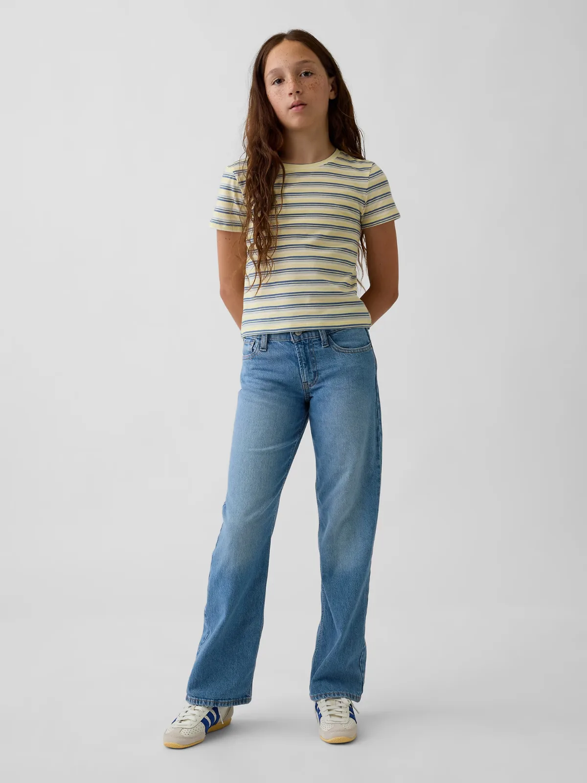 Low Rise Relaxed Straight Jeans by Gap