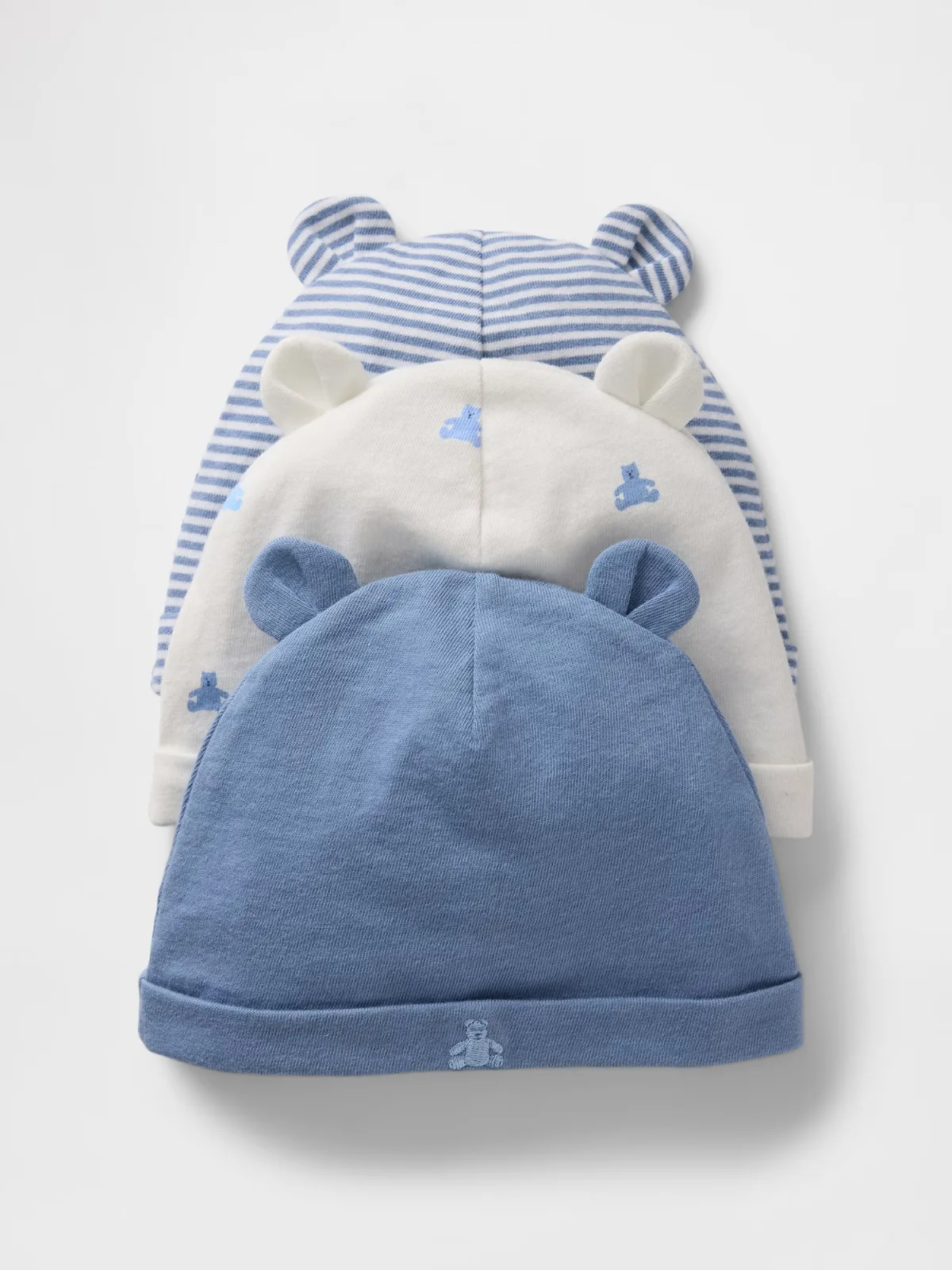 First Favorites Organic Cotton Beanie (3-Pack) by Gap