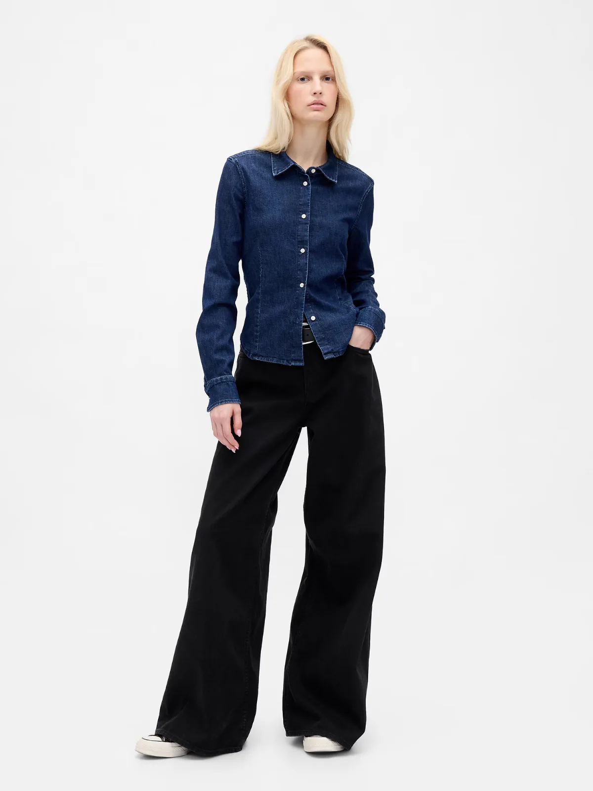 Low Slung UltraSoft Extra Baggy Jeans by Gap