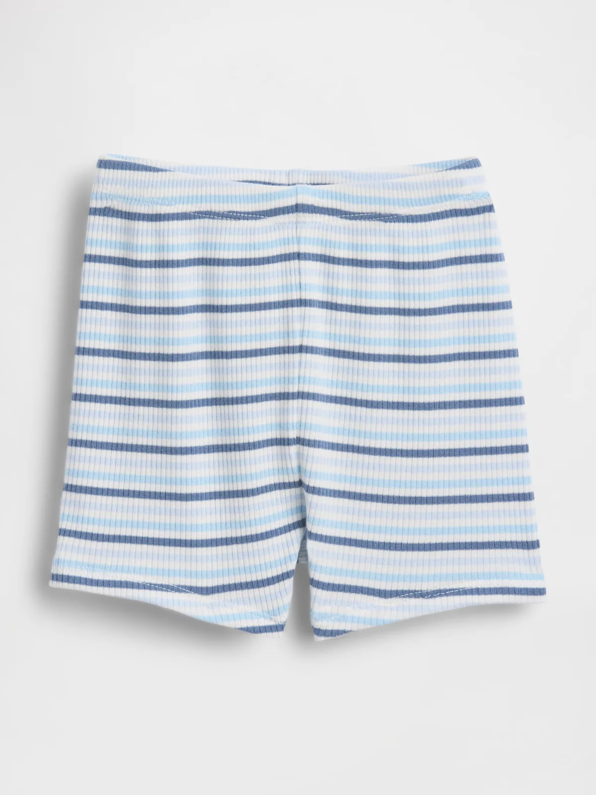 First Favorites TinyRib Stripe Pull-On Shorts by Gap
