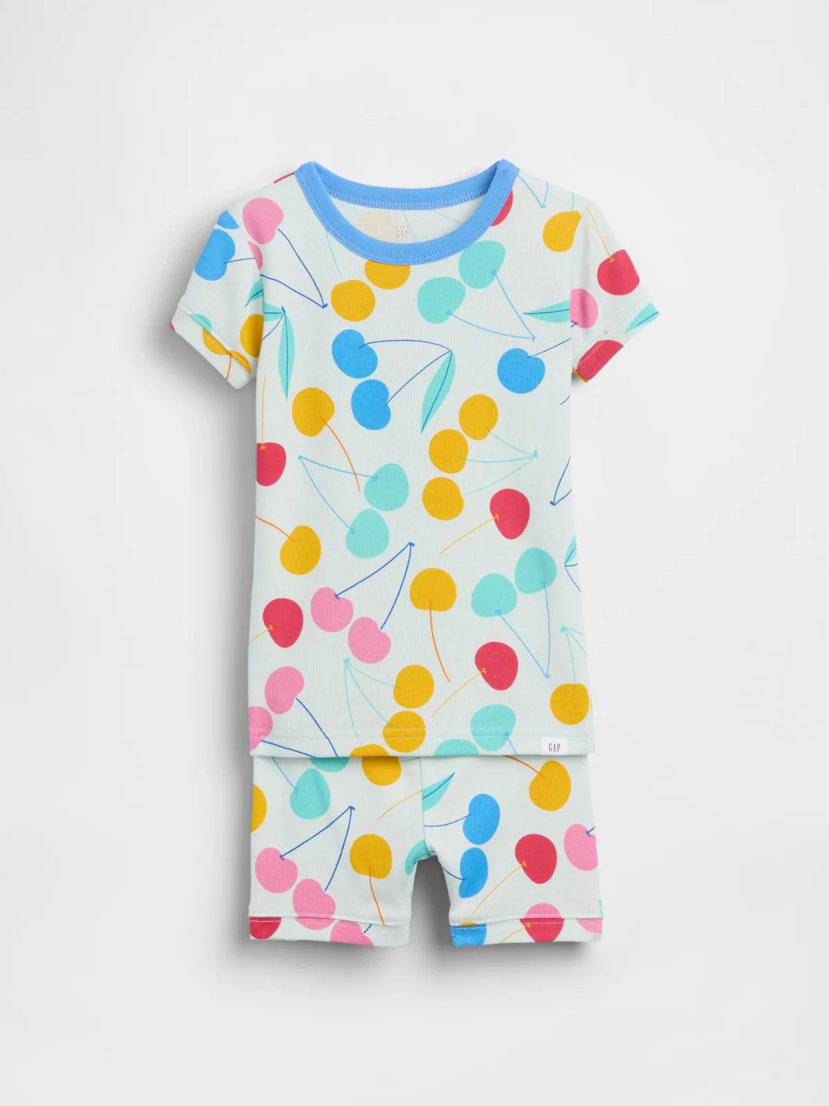 Organic Brushed Cotton Cherry PJ Short Set by Gap