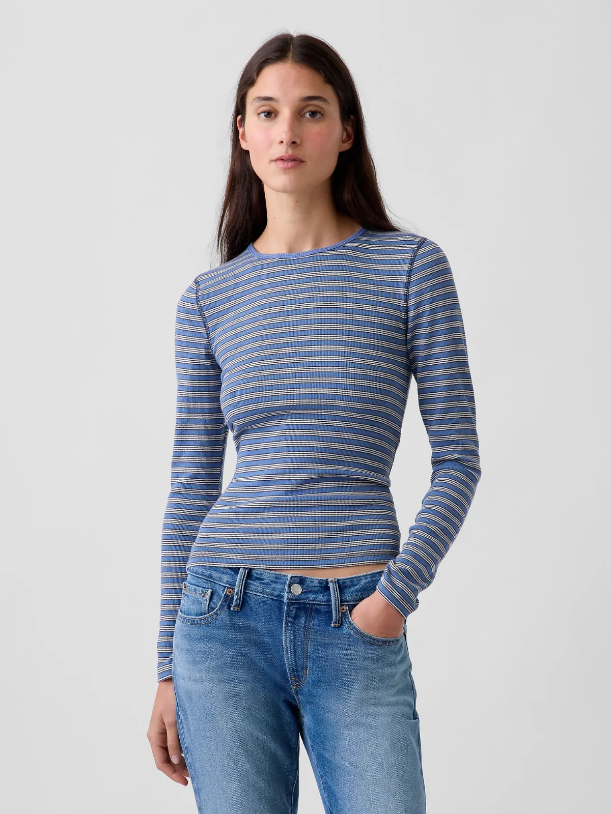 Modern Rib T-Shirt by Gap