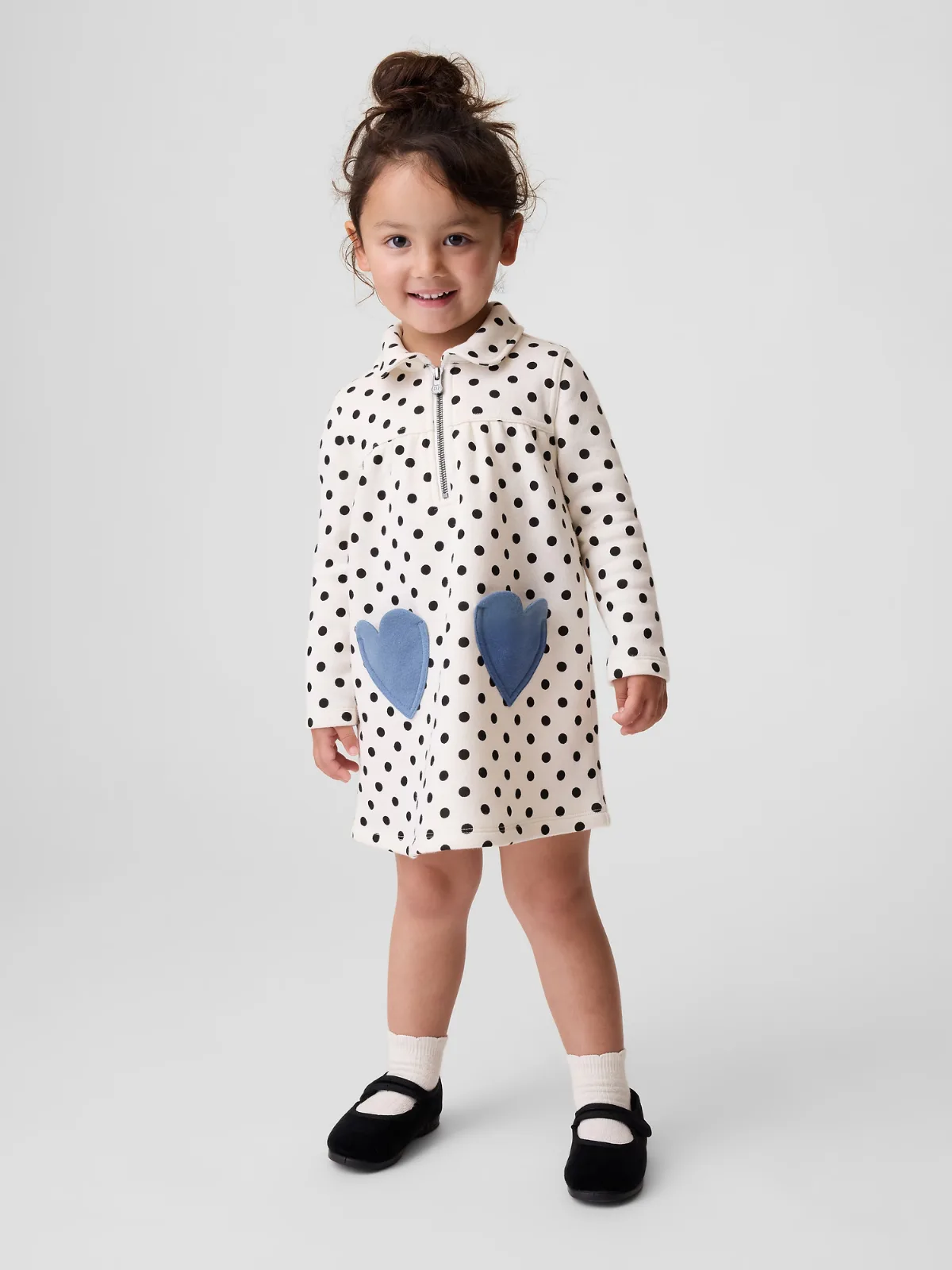 Heart-Pocket Sweatshirt Dress by Gap