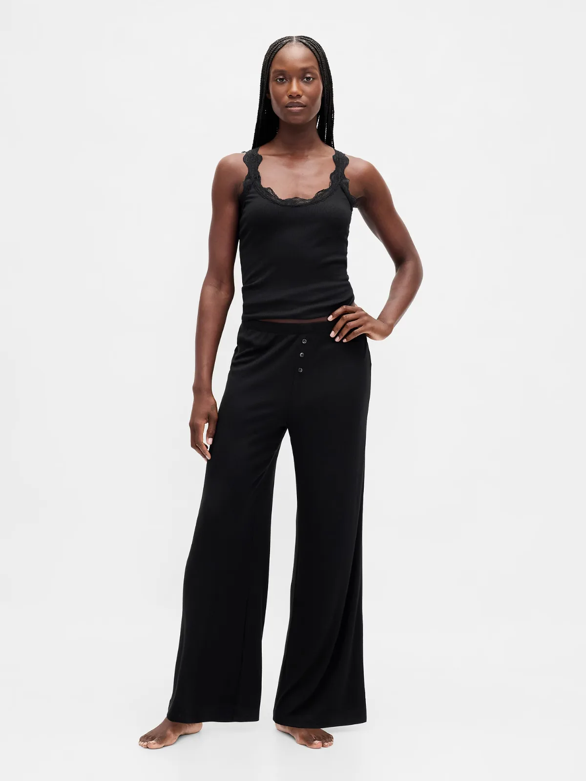 MiniRib Wide-Leg PJ Pants by Gap