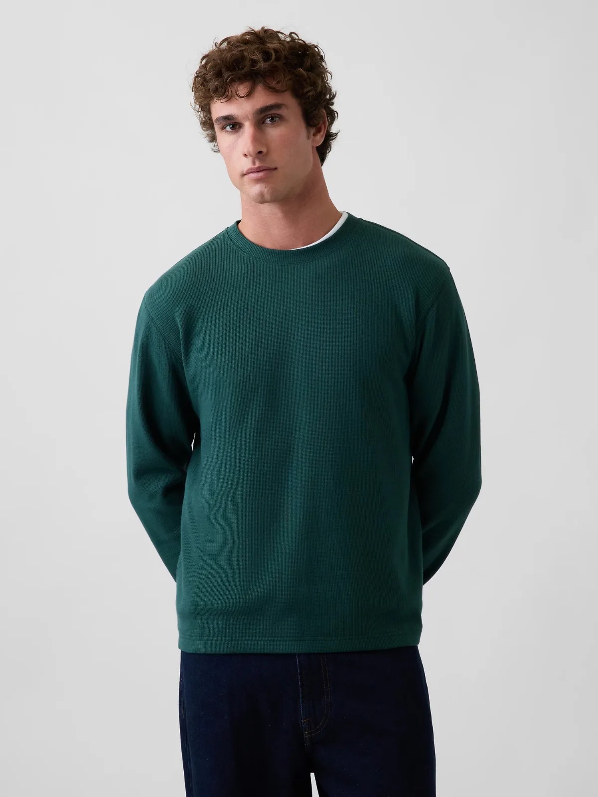 Relaxed Waffle T-Shirt by Gap