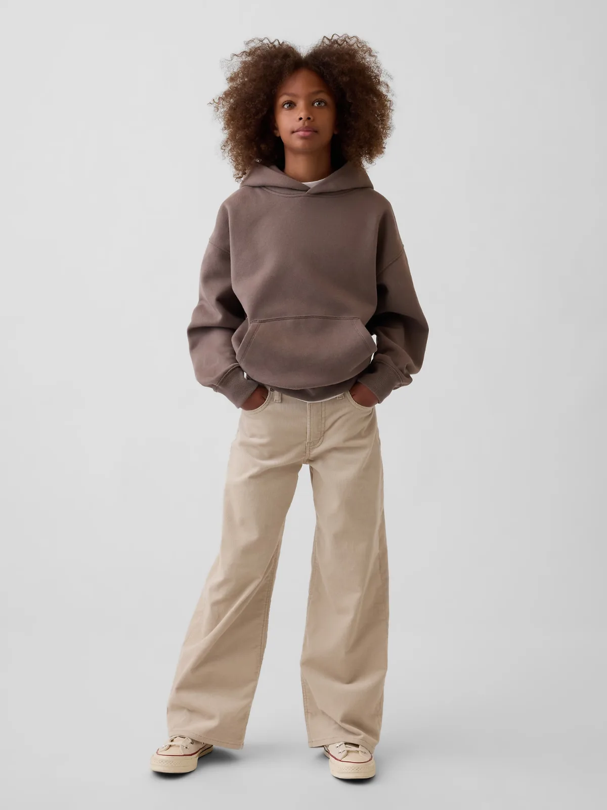 Low Rise Corduroy Stride Wide-Leg Jeans by Gap