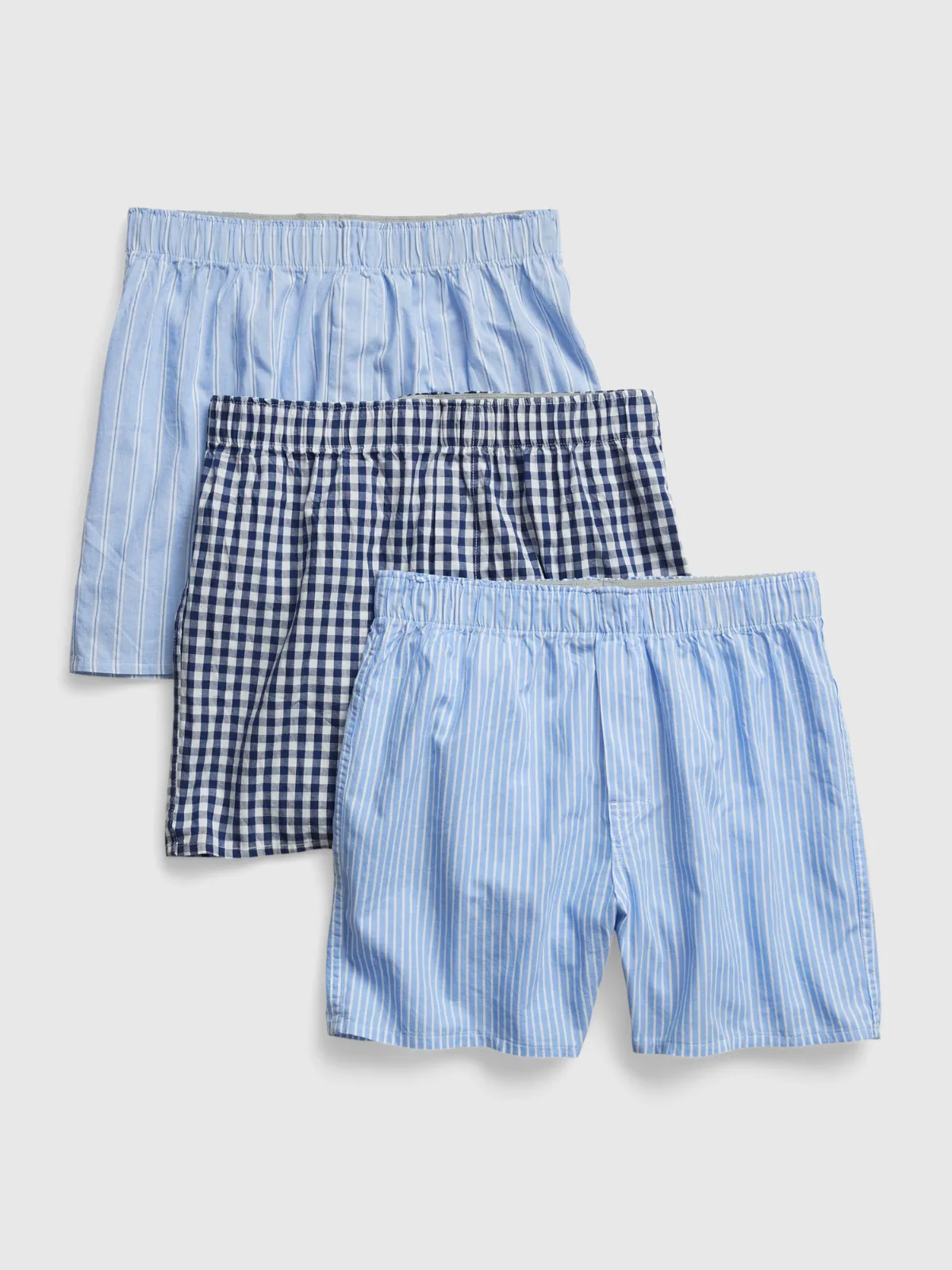 4.5" Poplin Boxers (3-Pack) by Gap