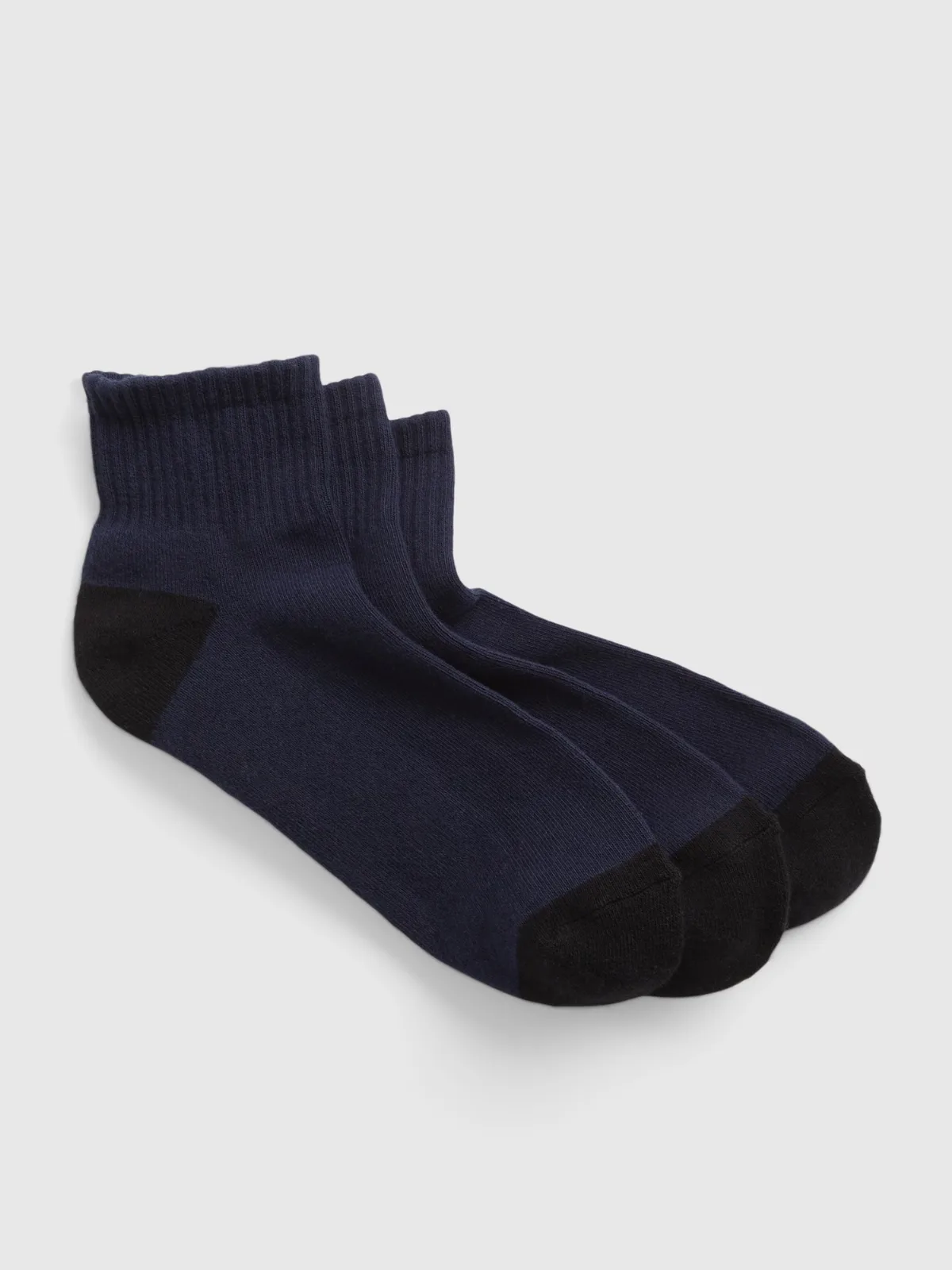 Quarter Crew Socks (3-Pack) by Gap
