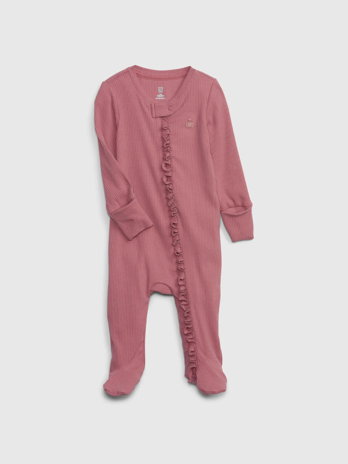 First Favorites TinyRib Footed One-Piece by Gap