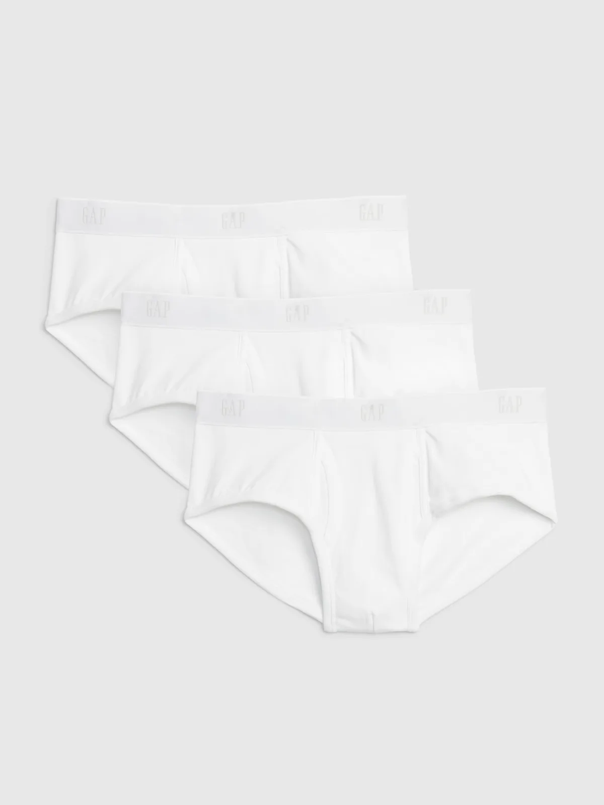 Organic Stretch Cotton Basic Briefs (3-Pack) by Gap