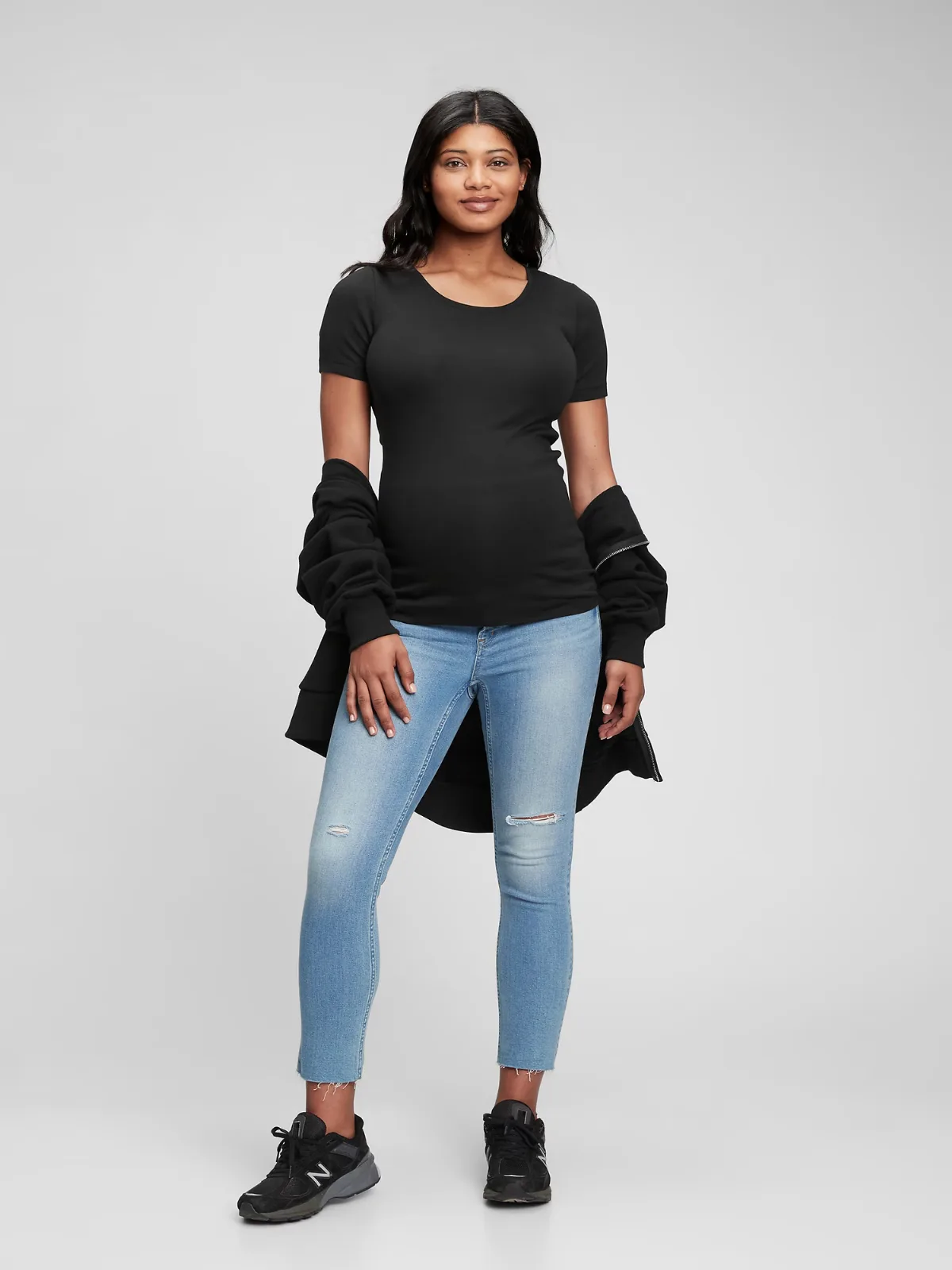 Maternity Modern Crewneck T-Shirt by Gap