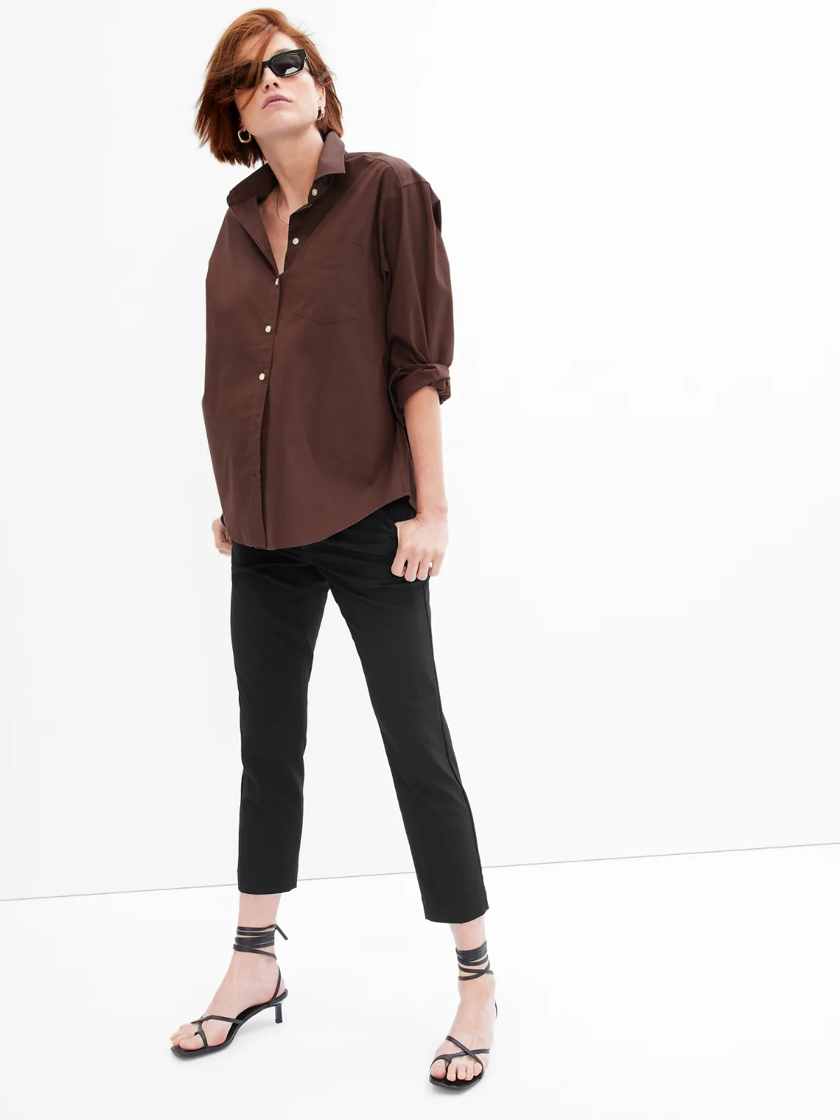 Maternity Full Panel Slim Pants by Gap