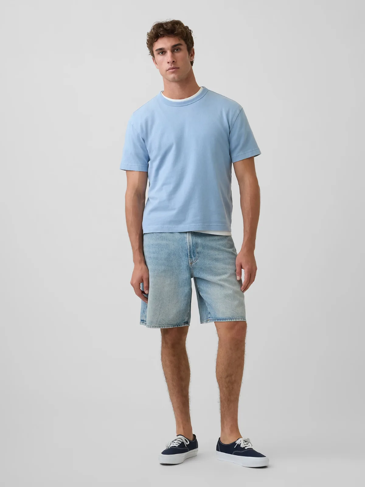 90s Loose Denim Shorts by Gap