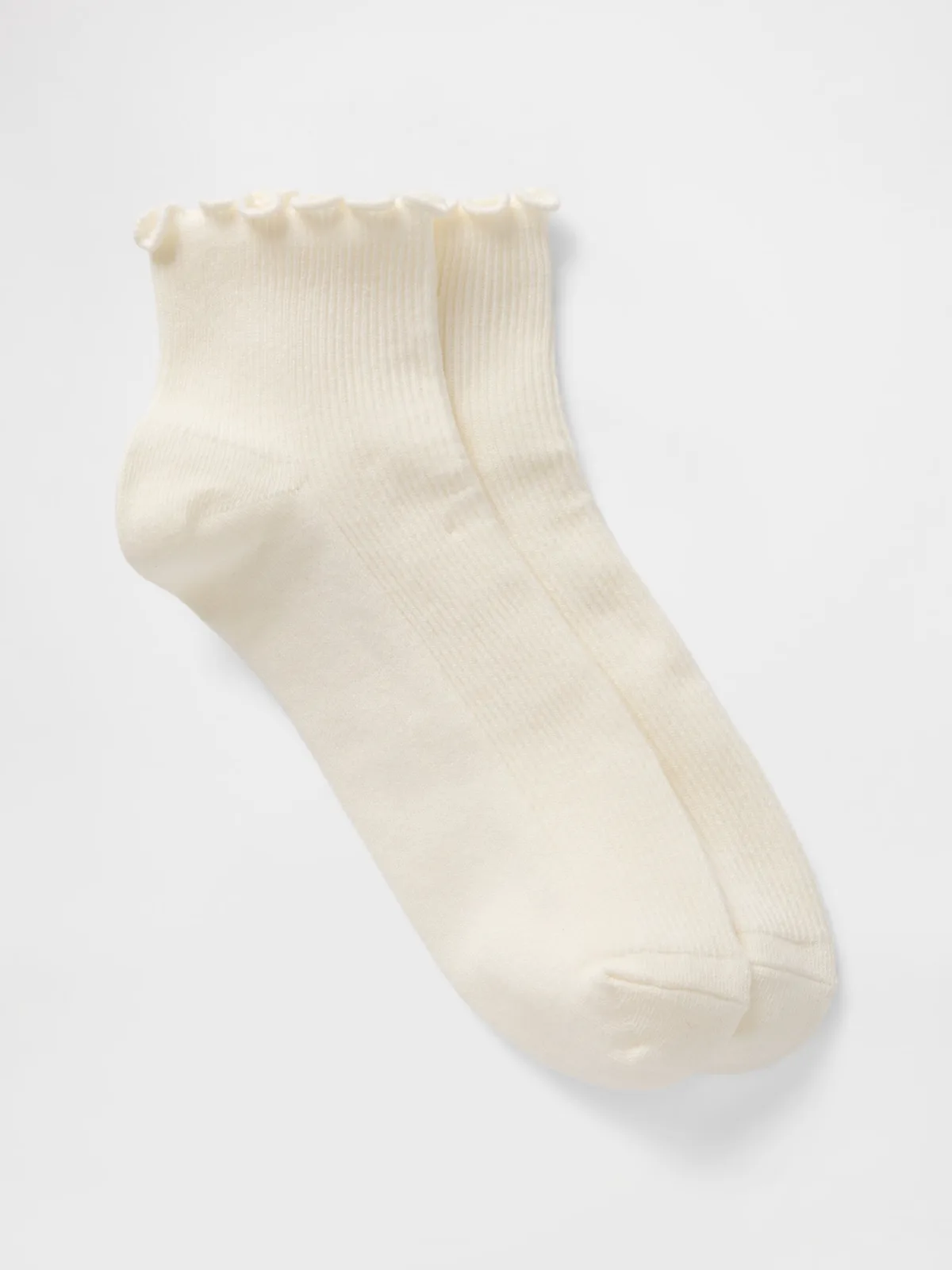 Ribbed Ruffle Socks by Gap