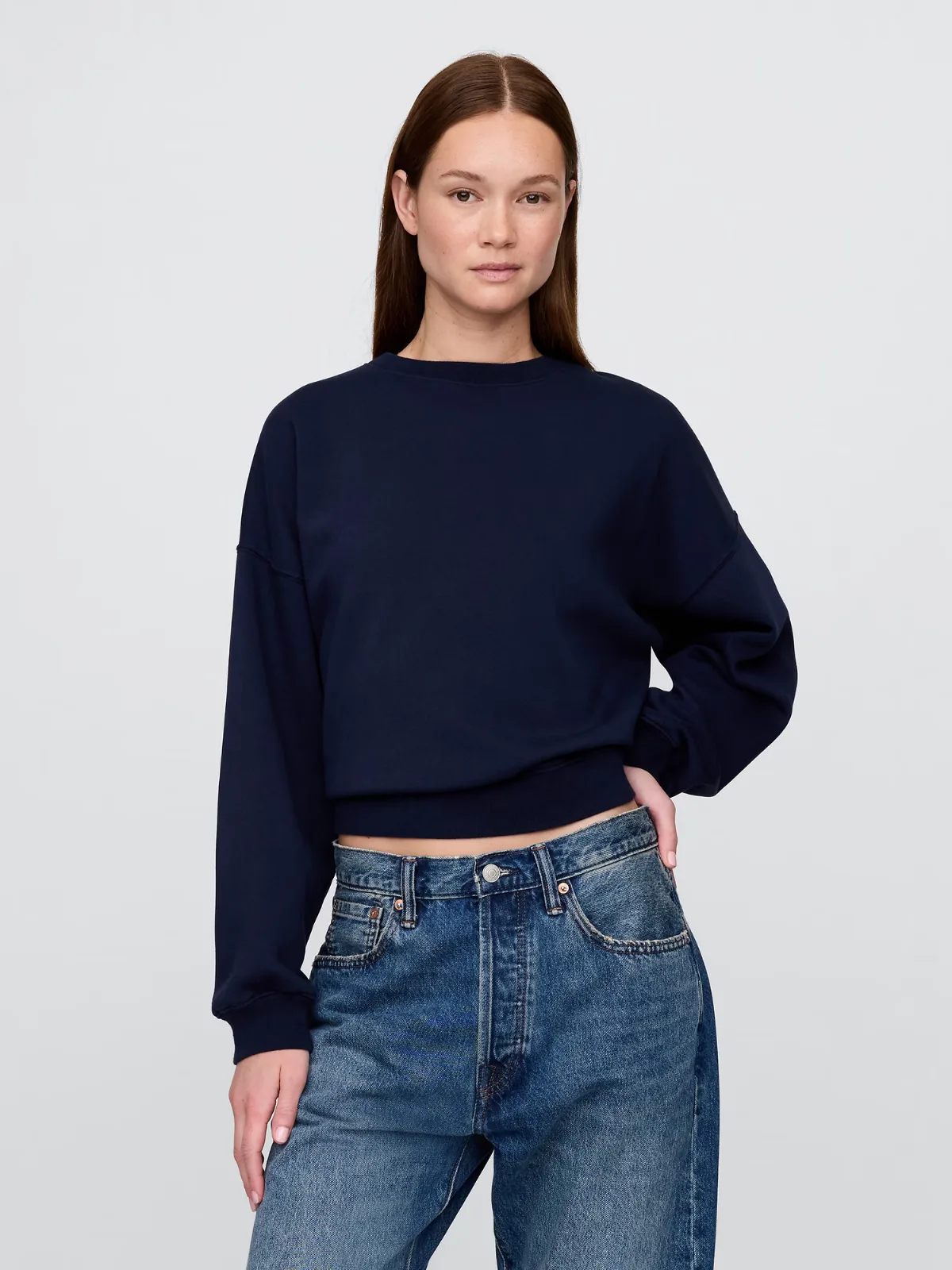 VintageSoft Wedge Crew Sweatshirt