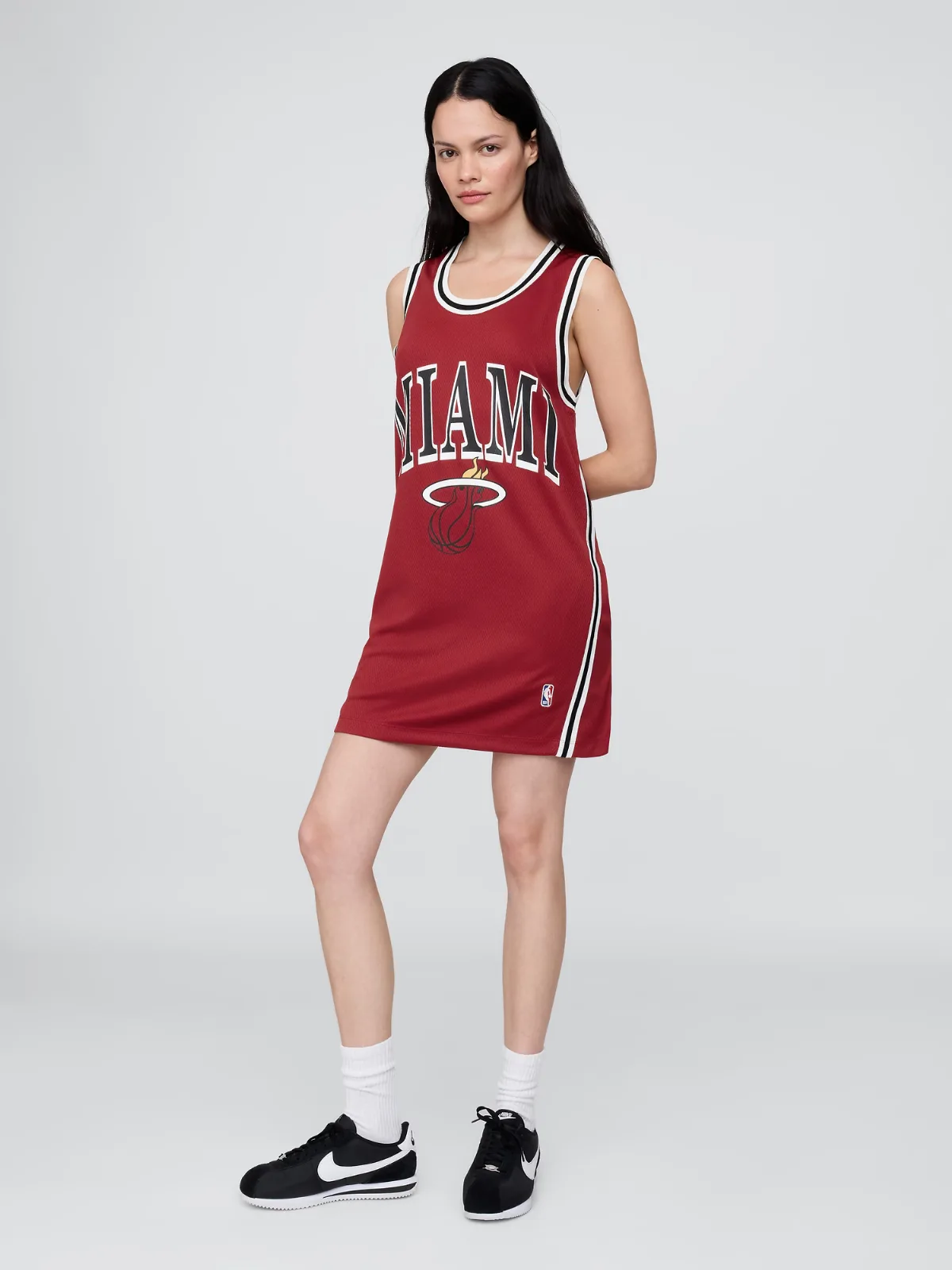 NBA Miami Heat Recycled Jersey Mini Dress by Gap